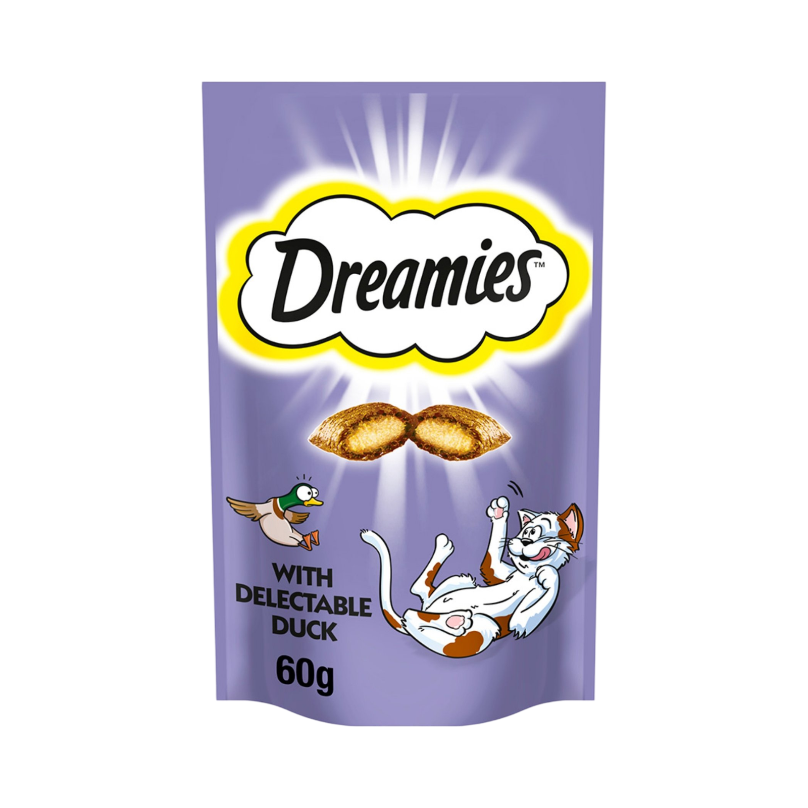 DREAMIES WITH DELECTABLE DUCK 60g