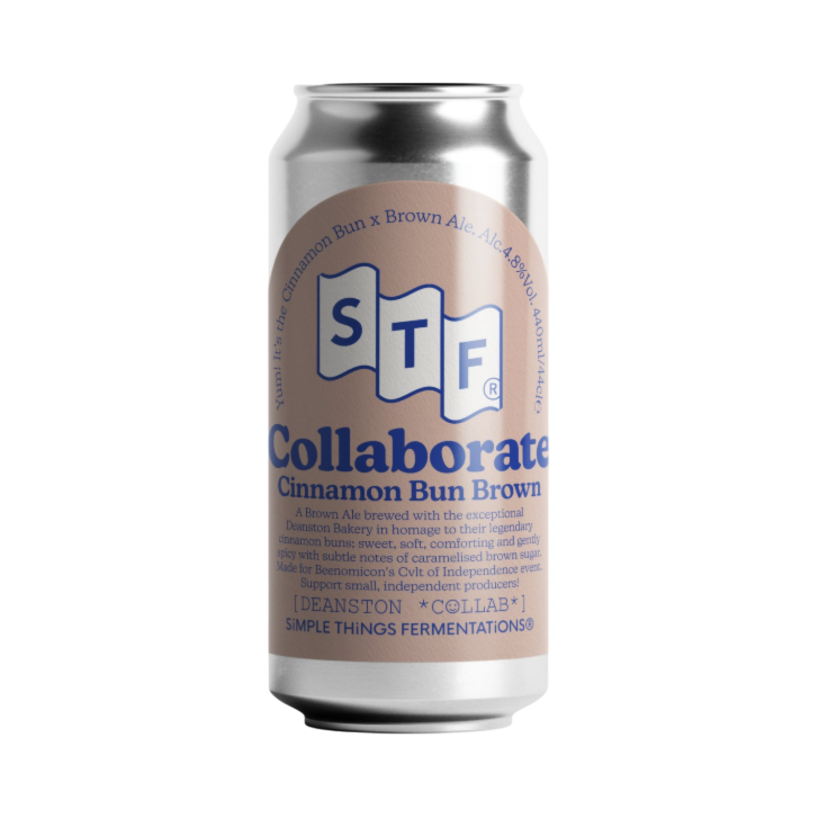 STF BREWING COLLABORATE CINNAMON BUN BROWN 440ml CAN