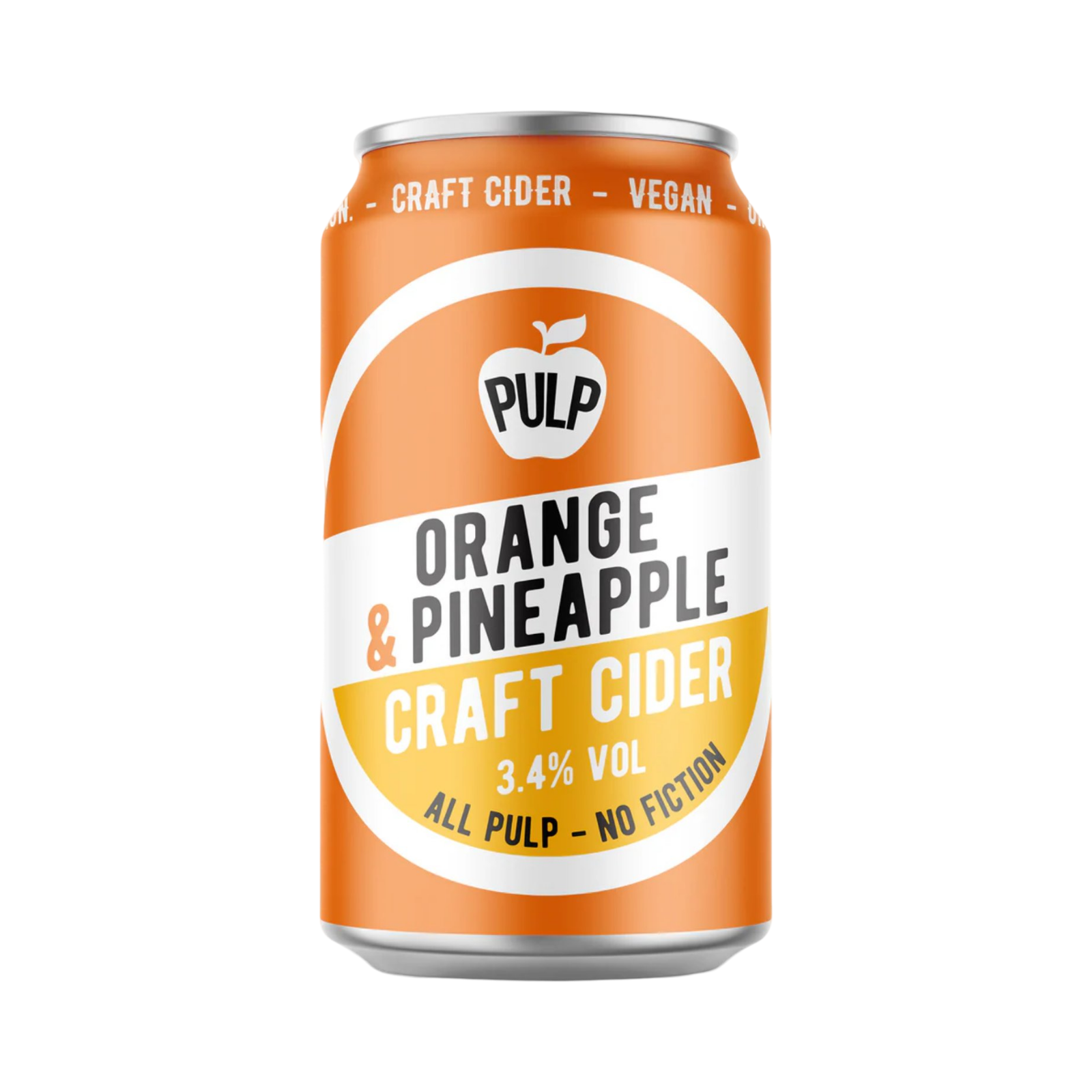 PULP ORANGE & PINEAPPLE CRAFT CIDER GLUTEN FREE 330ml CAN