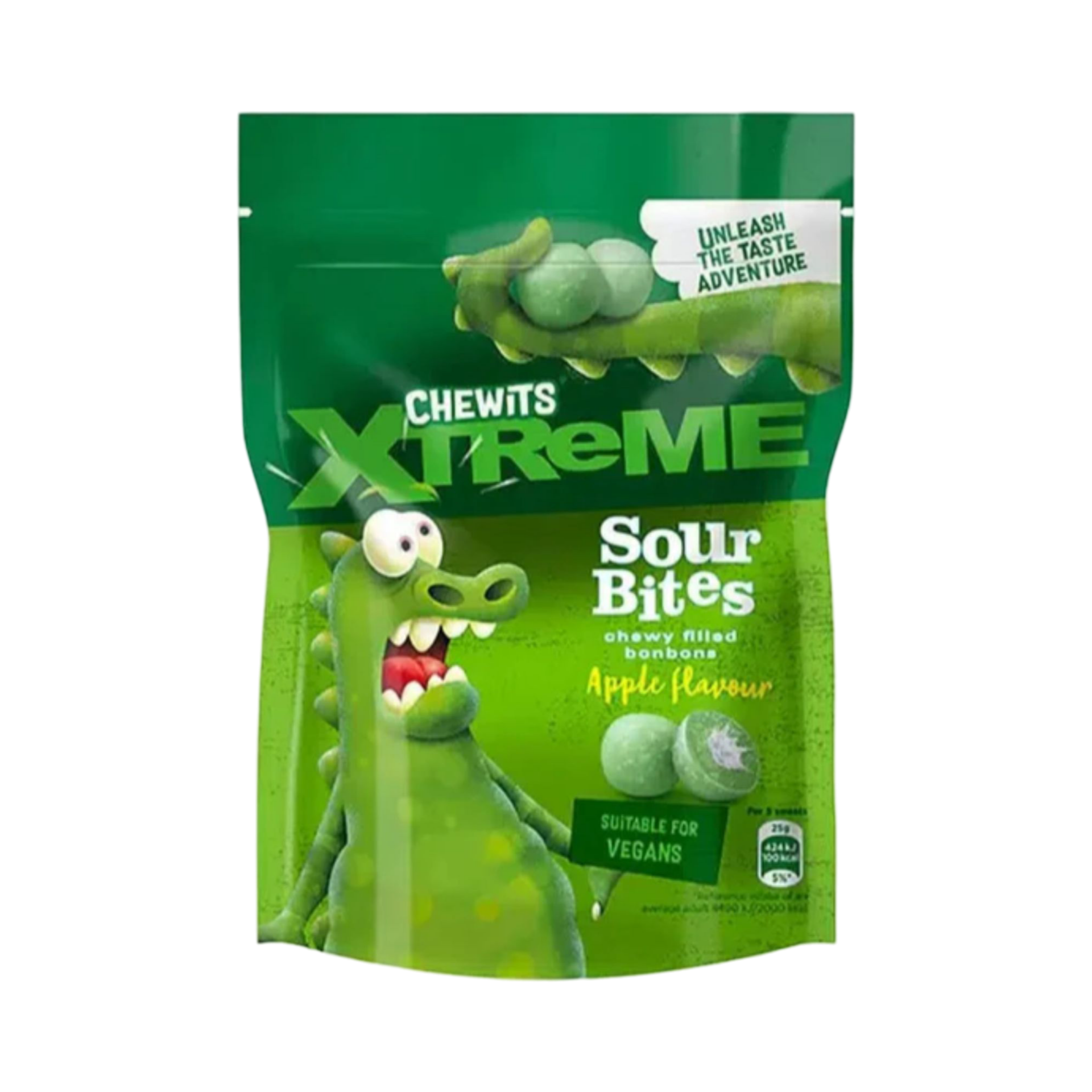 CHEWITS XTREME SOUR BITES APPLE FLAVOUR 115g