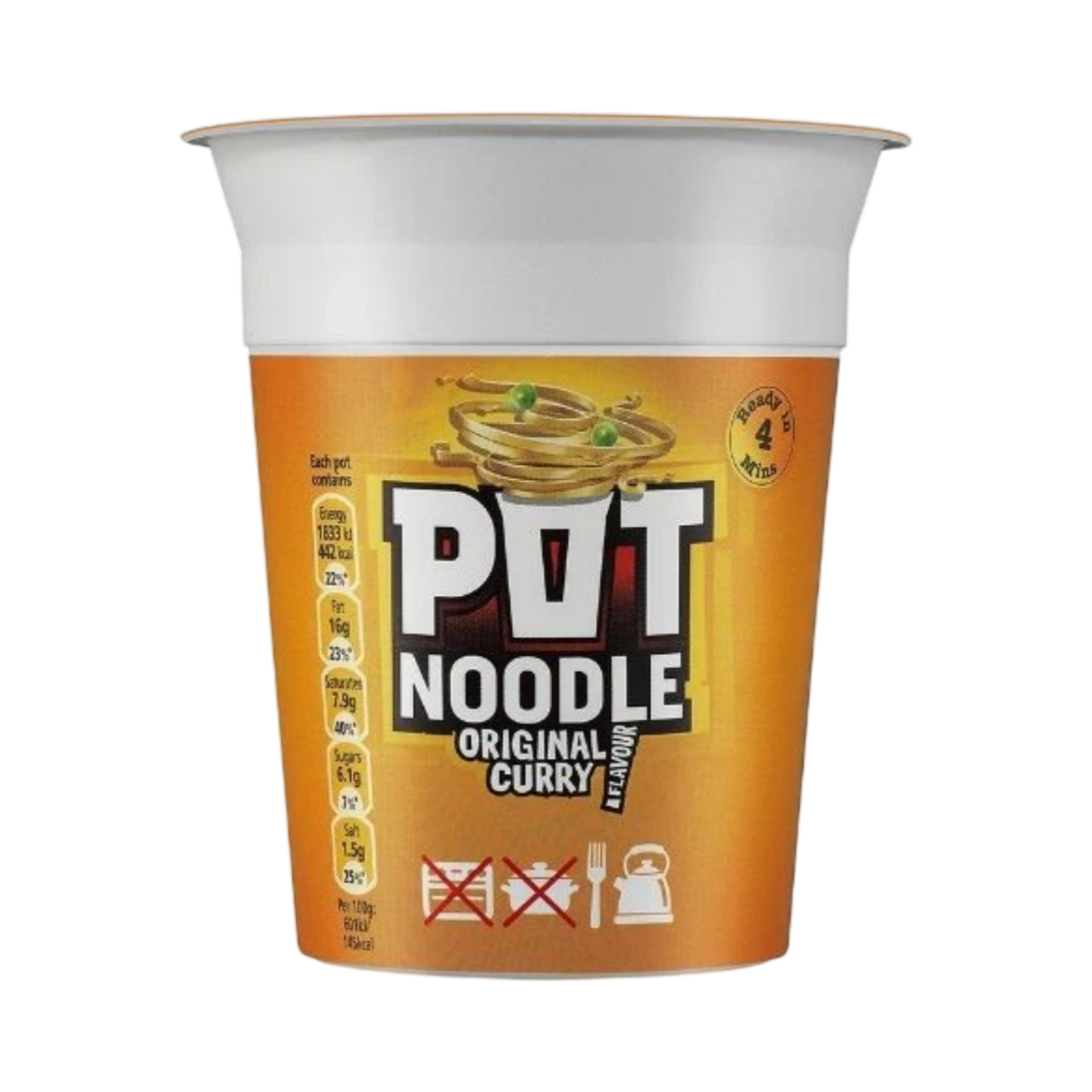 POT NOODLES ORIGINAL CURRY FLAVOUR 90g