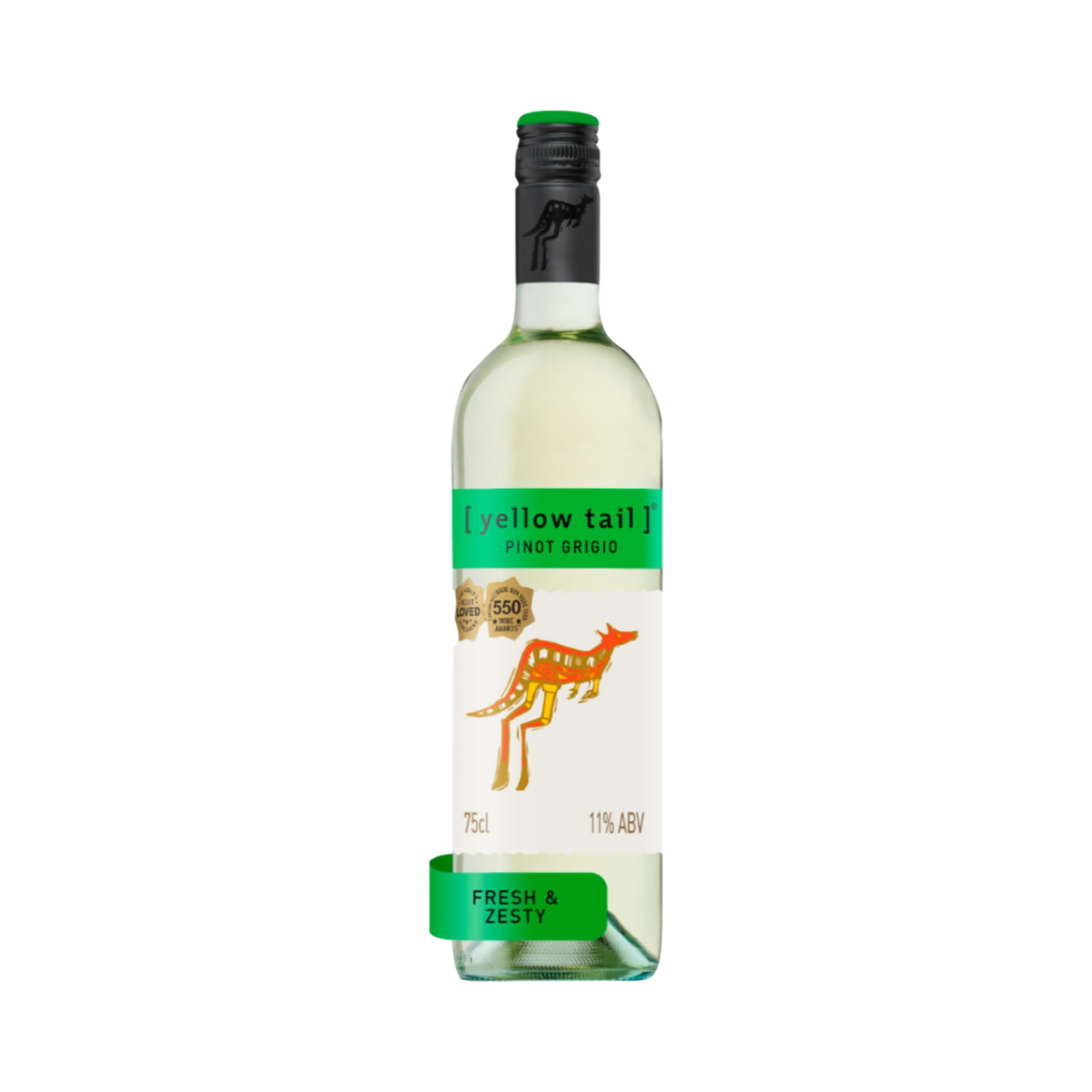 YELLOW TAIL PINOT GRIGIO 75cl BOTTLE