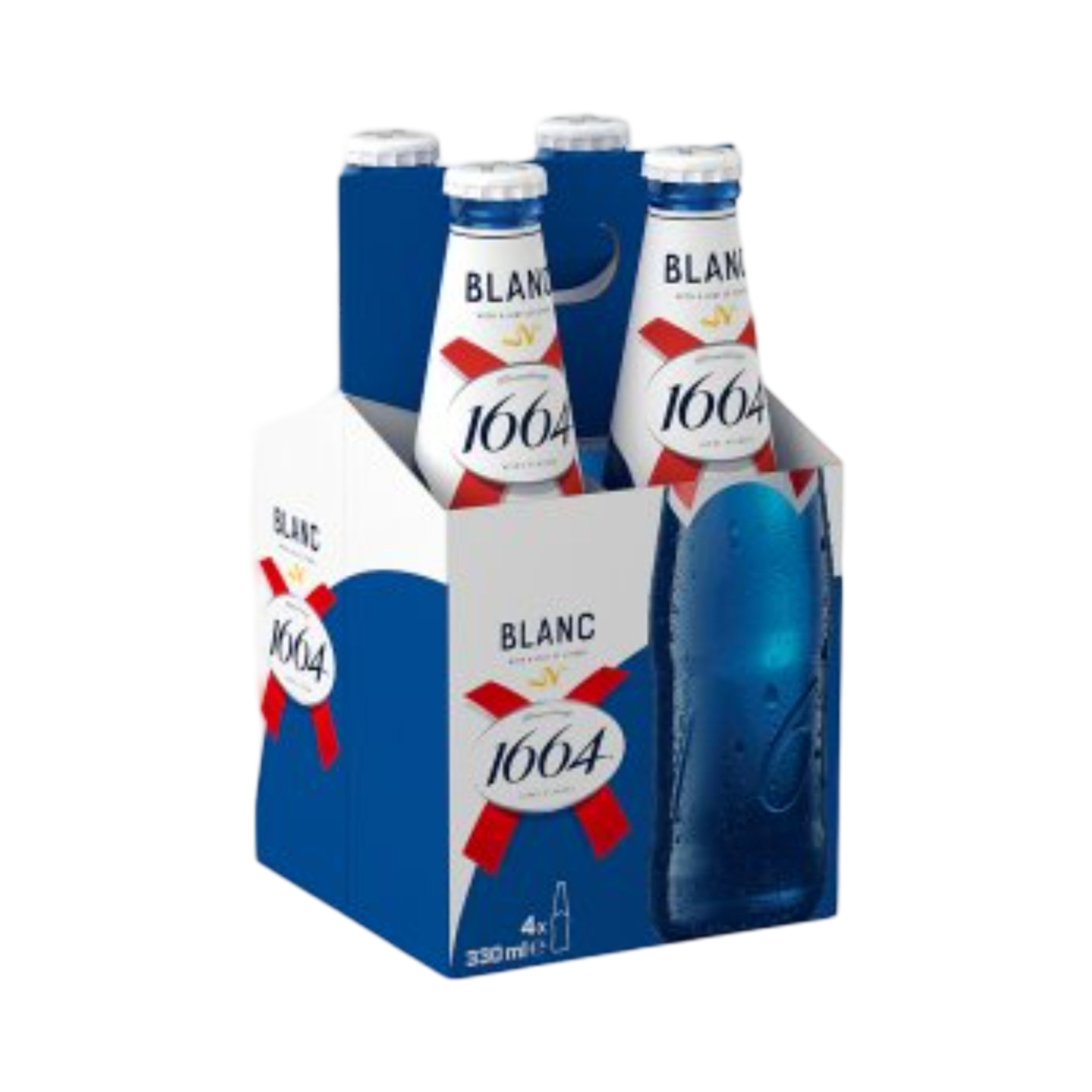 KRONNENBOURG 1664 BLANC LAGER 4x330ml BOTTLES