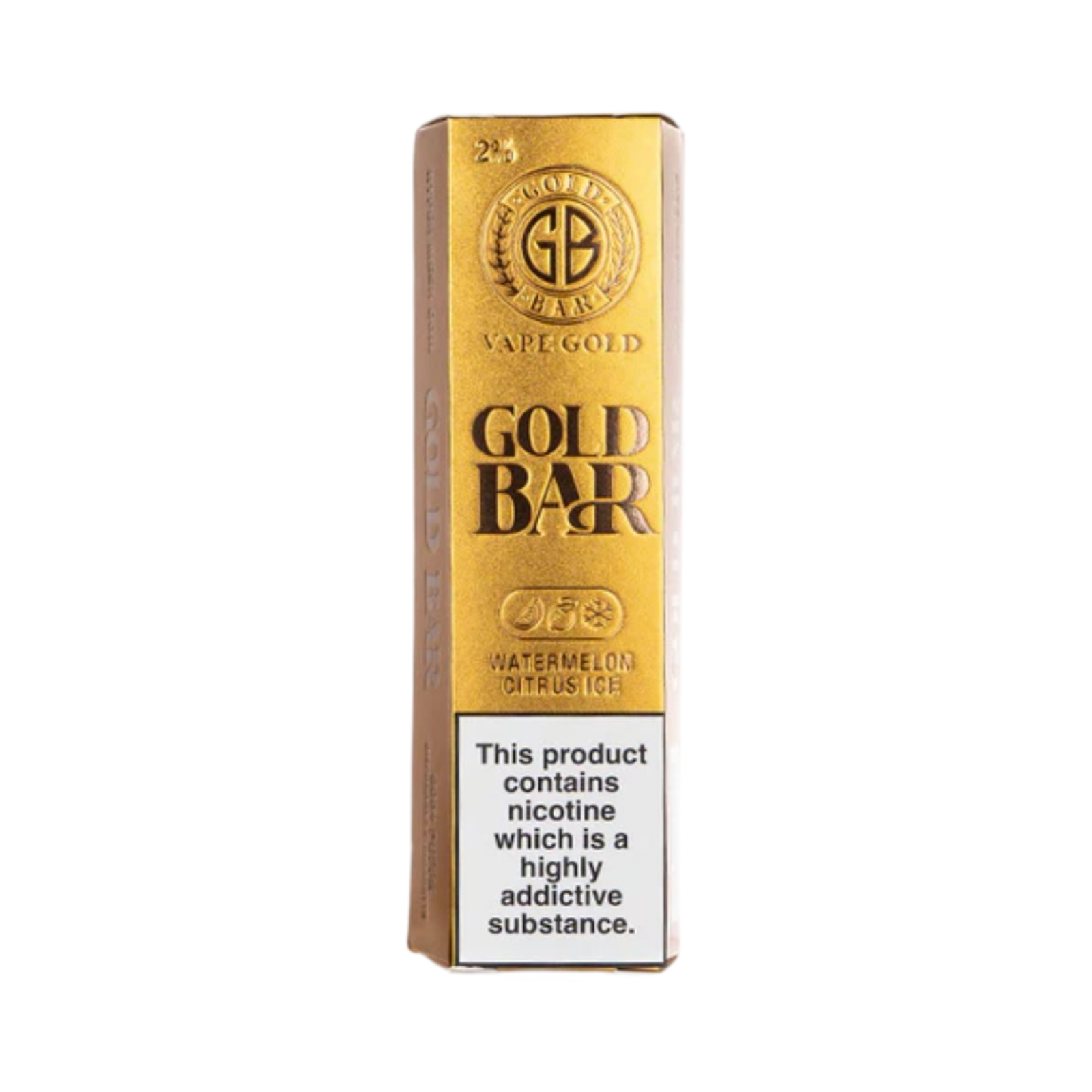 GOLD BAR WATERMELON CITRUS ICE DISPOSABLE VAPE