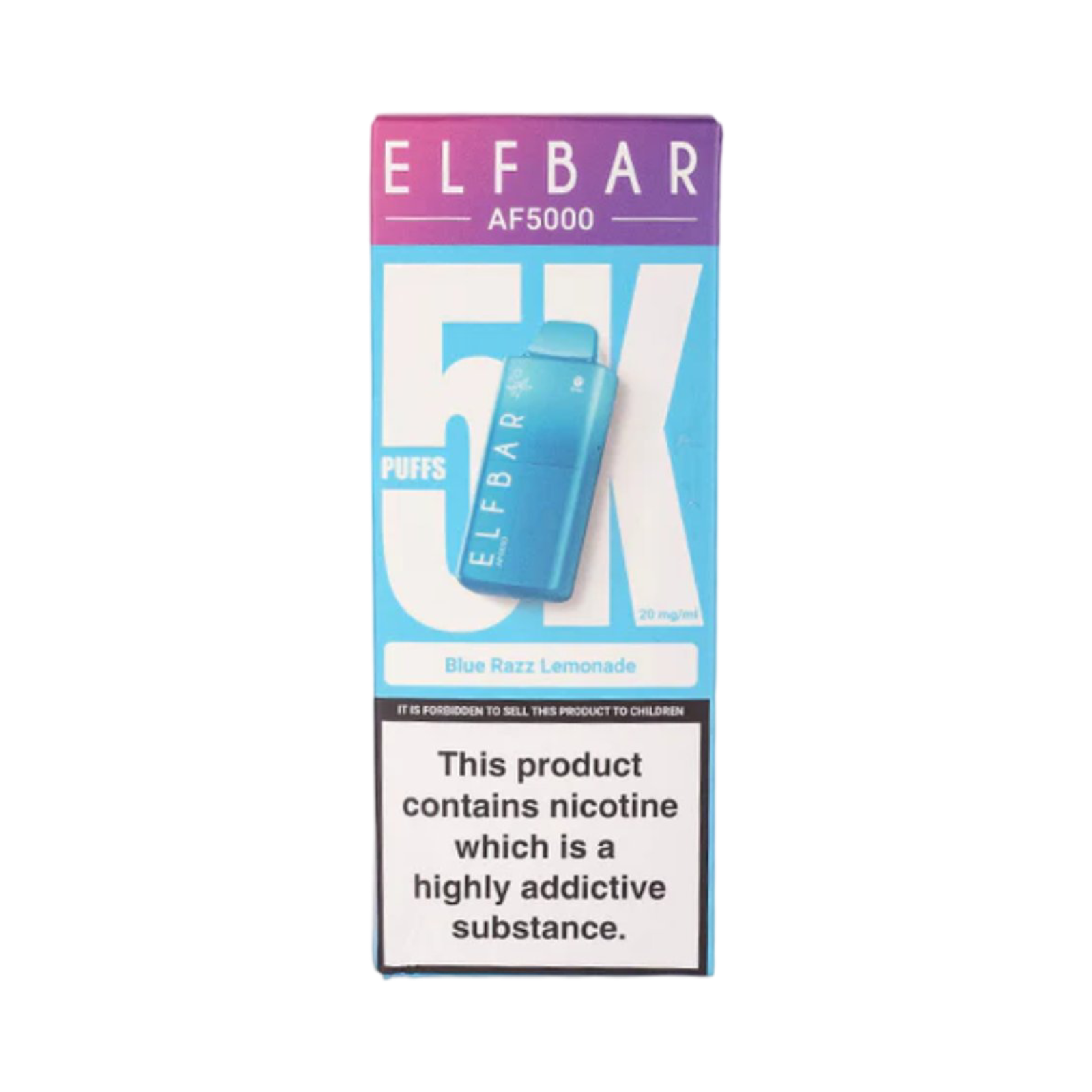 ELF BAR AF5000 BLUE RAZZ LEMONADE