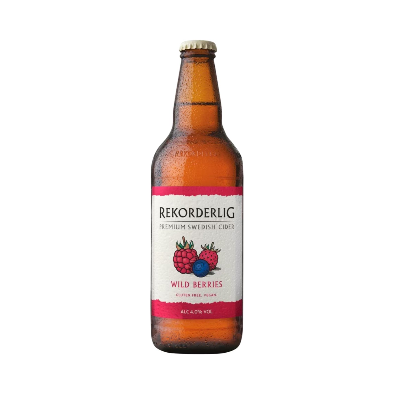 REKORDERLIG WILD BERRIES PREMIUM SWEDISH CIDER 500ml BOTTLE  GLUTEN FREE