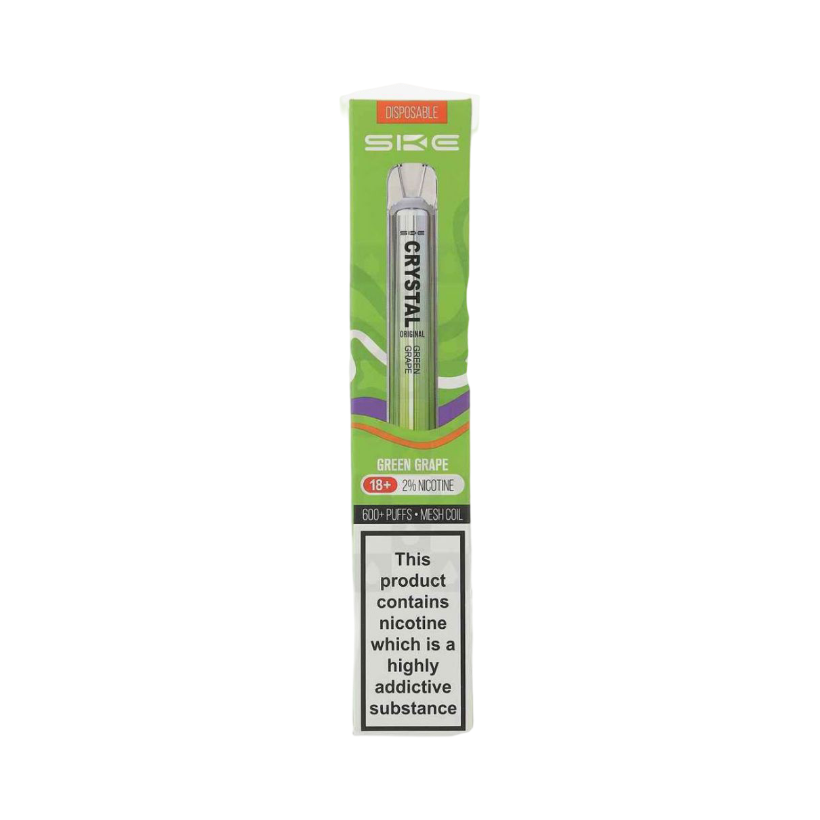 CRYSTAL BAR GREEN GRAPE DISPOSABLE VAPE