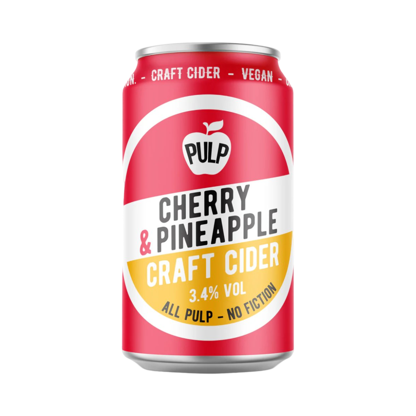 PULP CHERRY & PINEAPPLE CRAFT CIDER GLUTEN FREE 330ml CAN