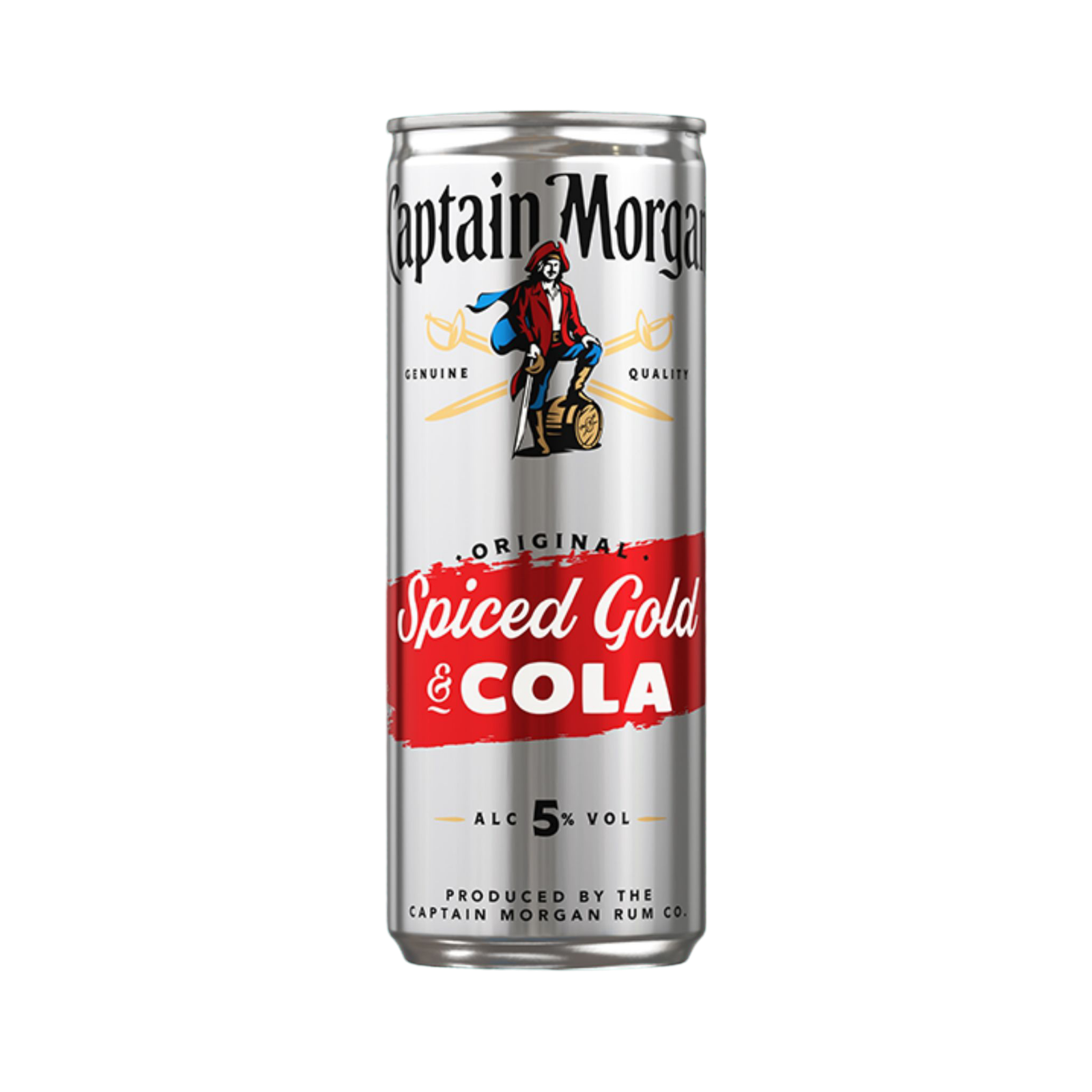 CAPTAIN MORGAN SPICED GOLD & COLA PREMIX 250ml CAN