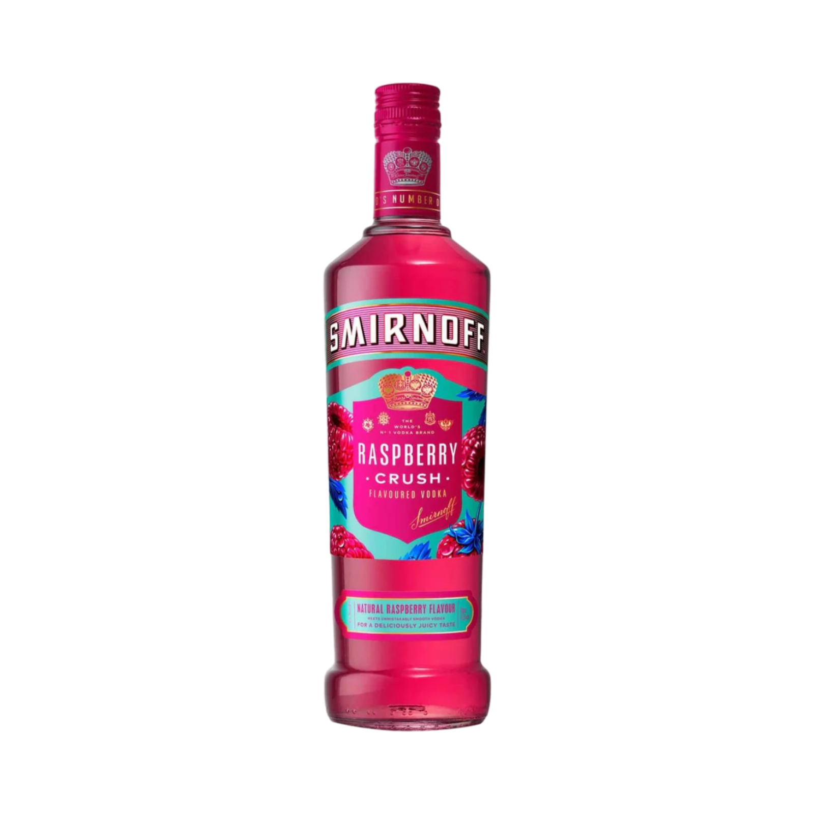 SMIRNOFF RASPBERRY CRUSH VODKA 70cl BOTTLE