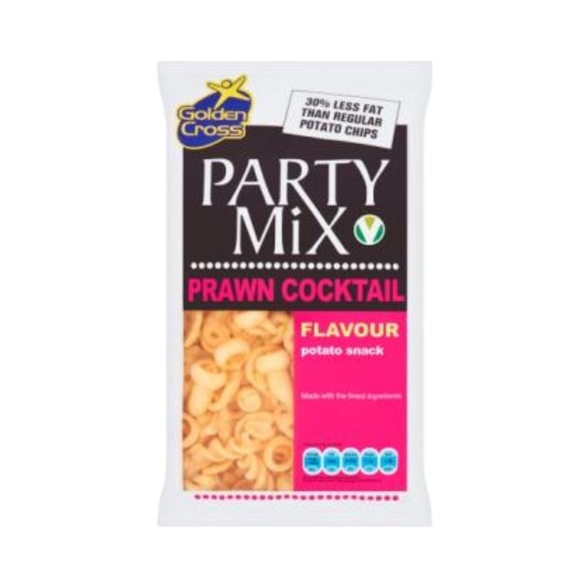 GOLDEN CROSS PARTY MIX PRAWN COCKTAIL 125g PACKET