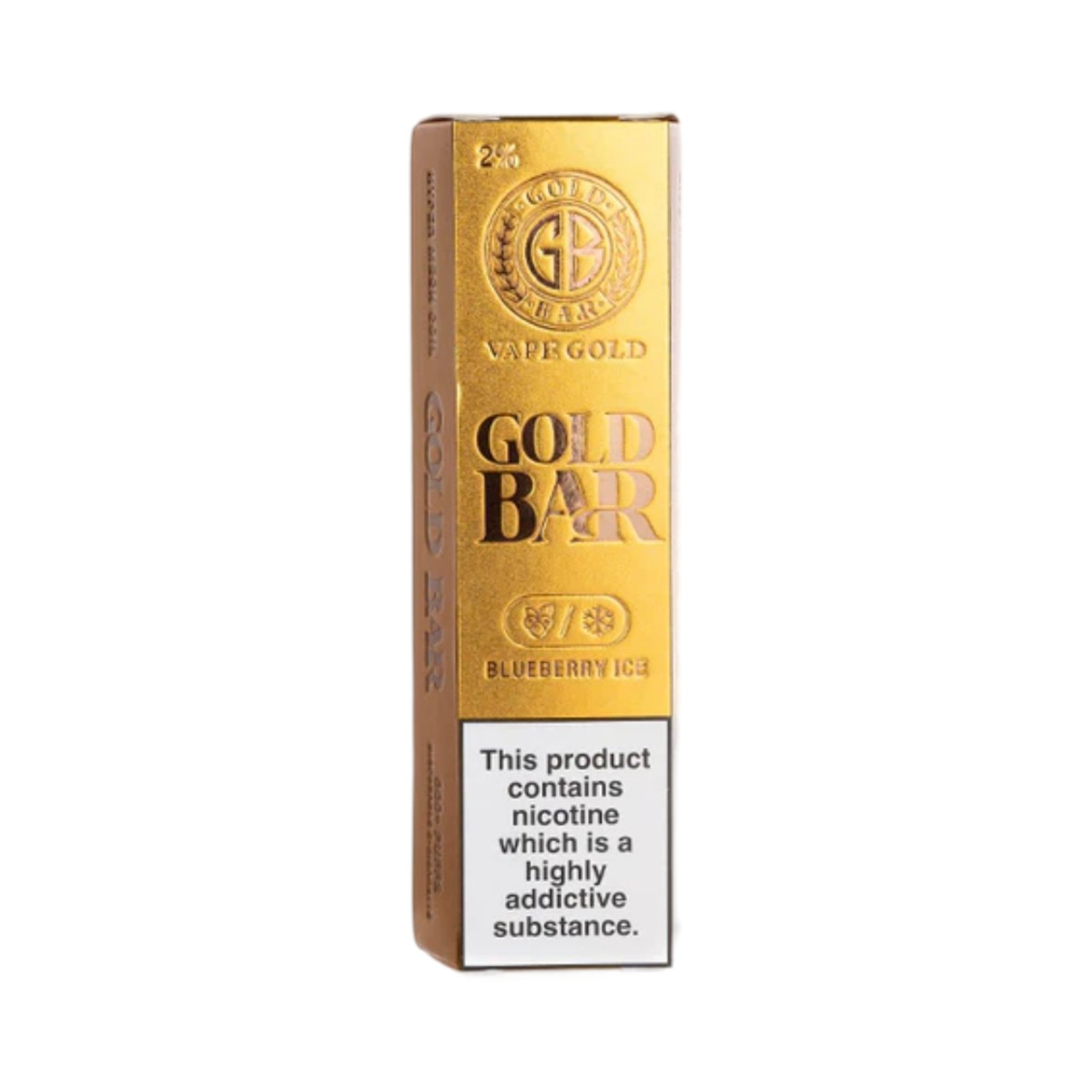 GOLD BAR BLUEBERRY ICE DISPOSABLE VAPE