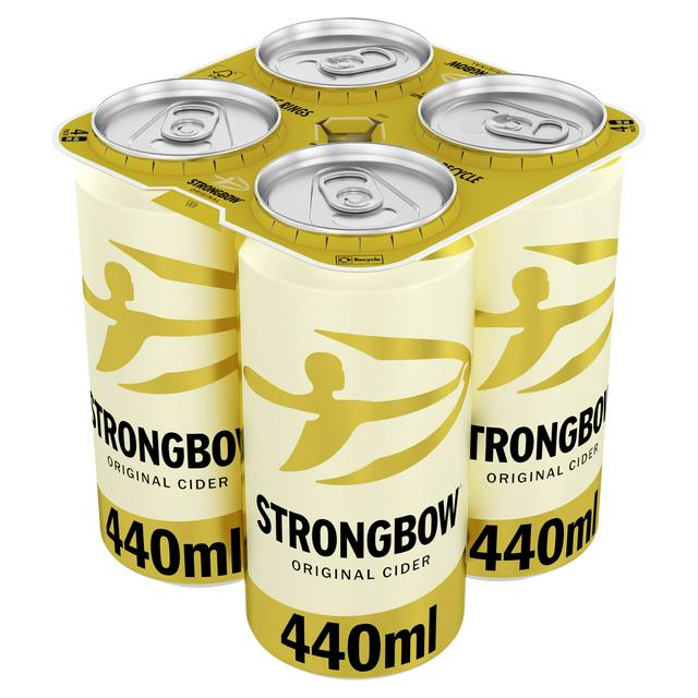 STRONGBOW ORIGINAL CIDER 4x440ml CAN