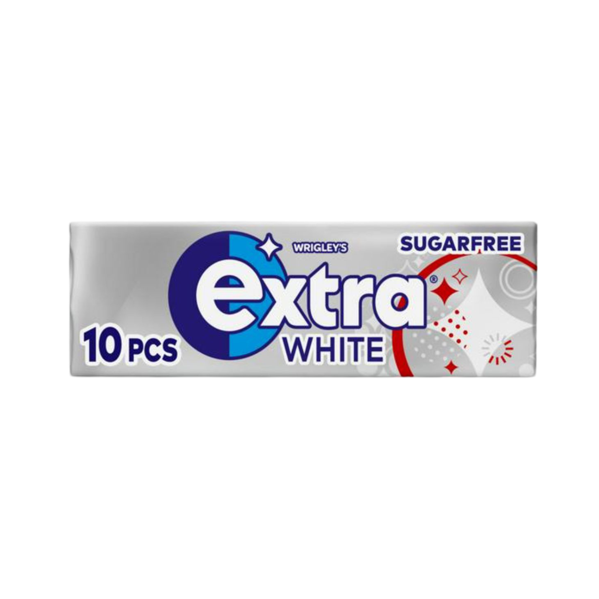 WRIGLEY'S EXTRA WHITE SUGAR FREE GUM 10 PIECES