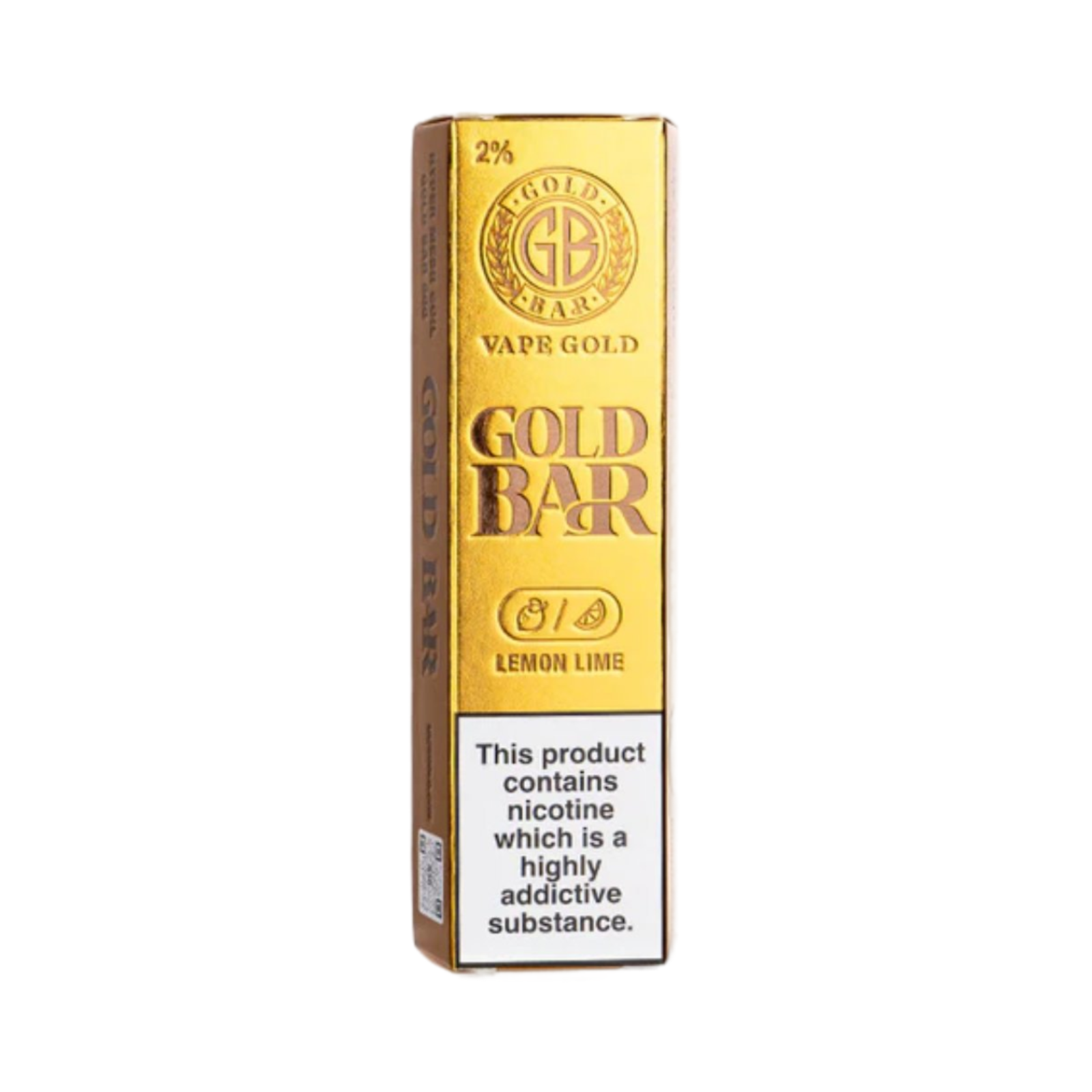 GOLD BAR LEMON LIME DISPOSABLE VAPE