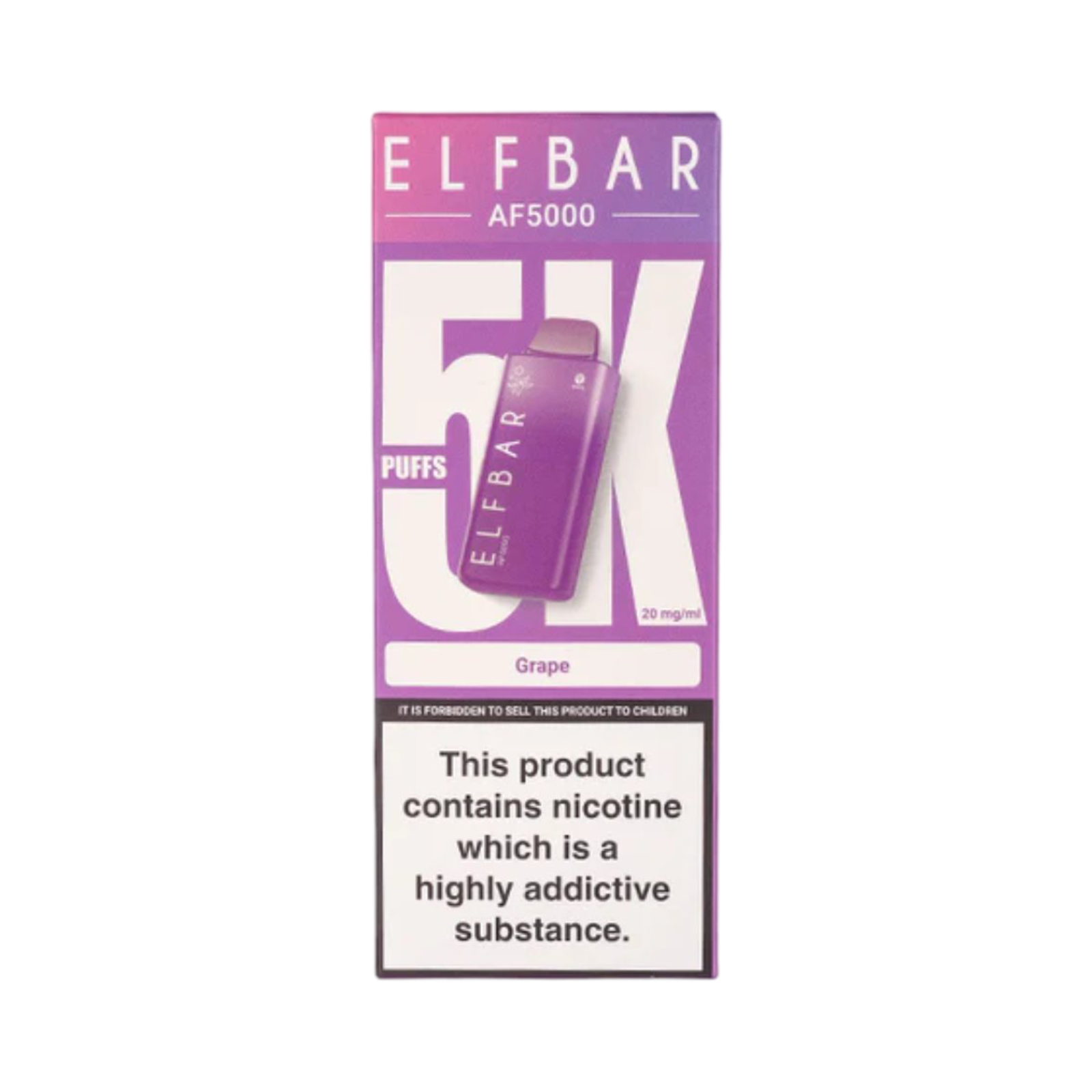 ELF BAR AF5000 GRAPE FLAVOUR