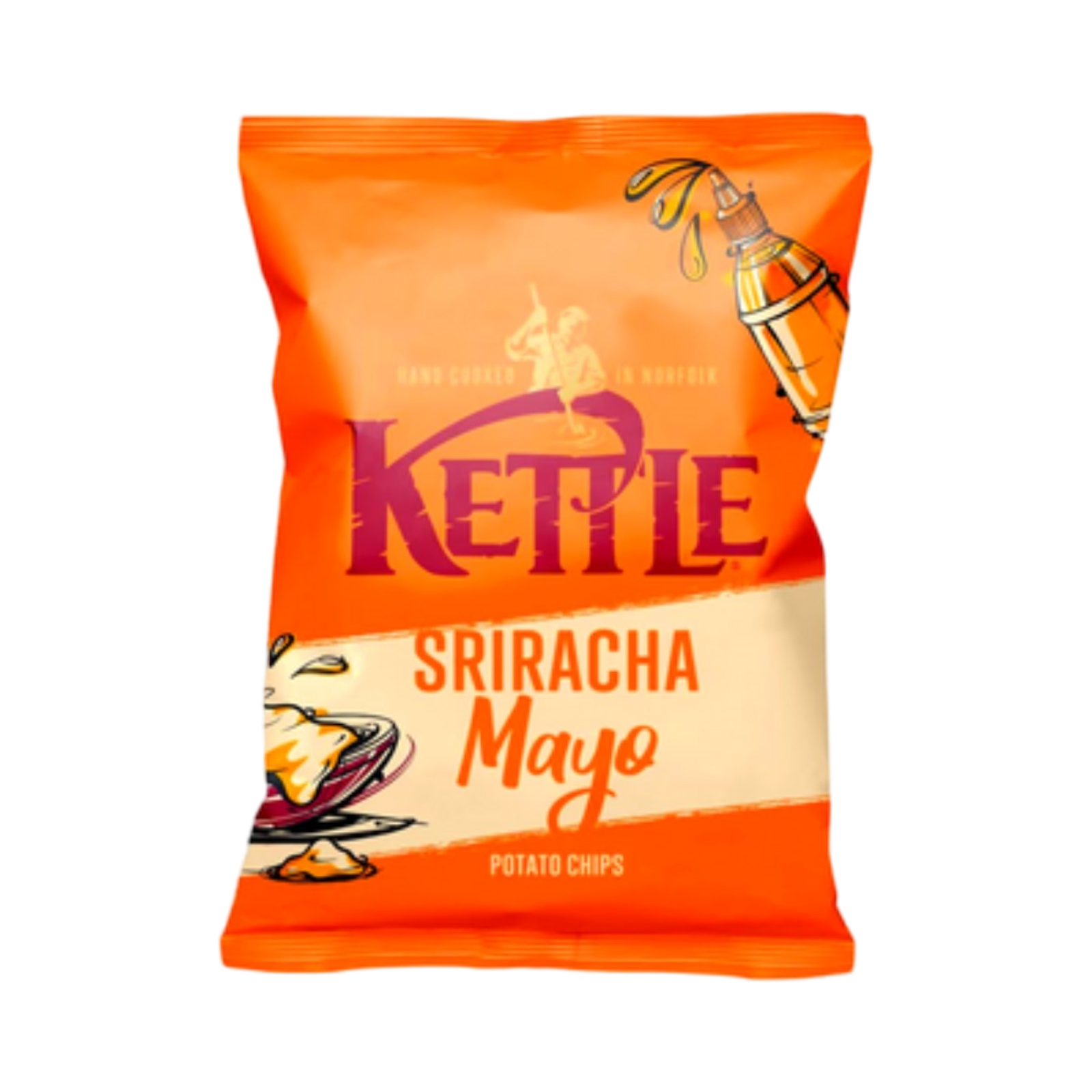 KETTLE  SRIRACHA MAYO FLAVOUR CHIPS 80g