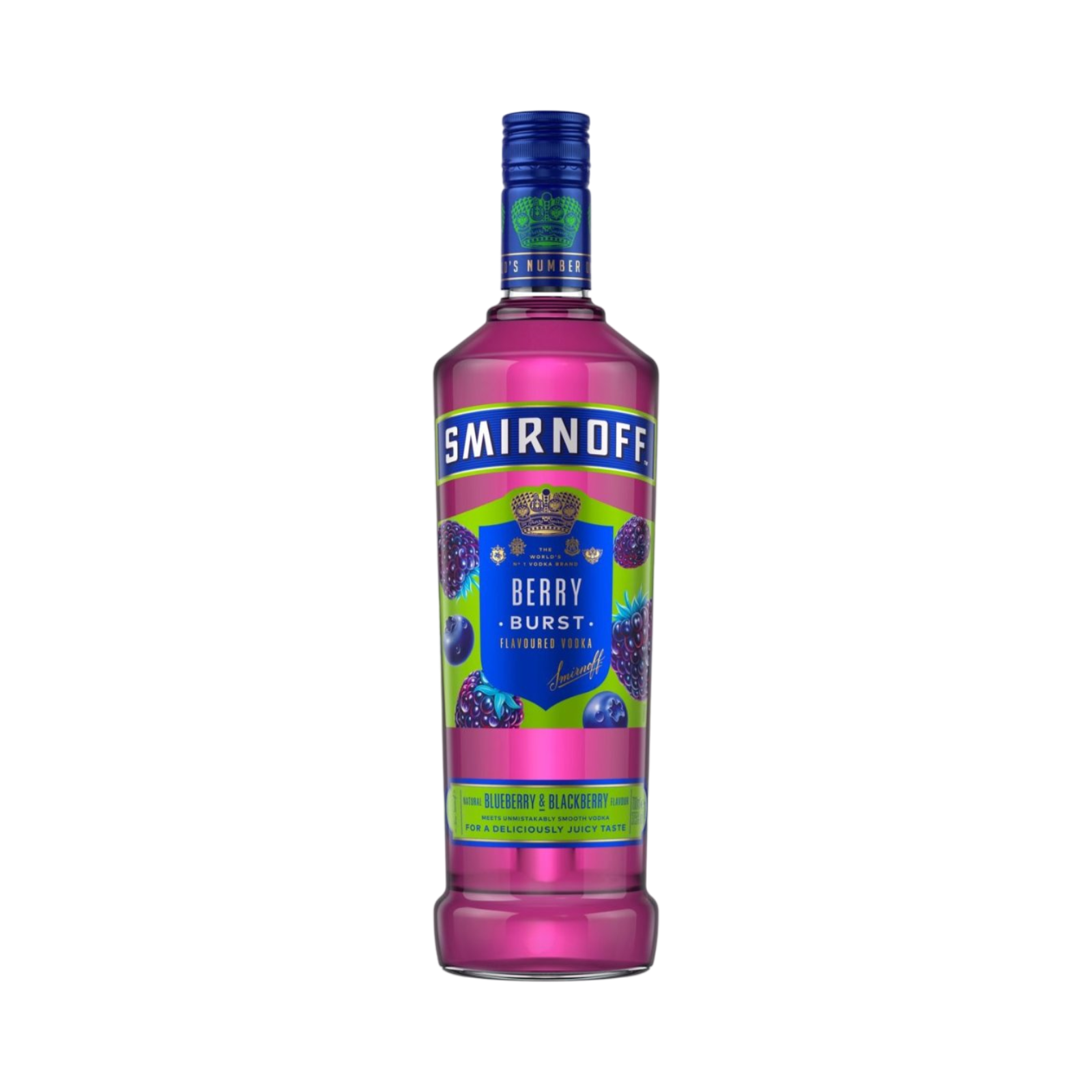 SMIRNOFF BERRY BURST FLAVOURED VODKA 70cl BOTTLE