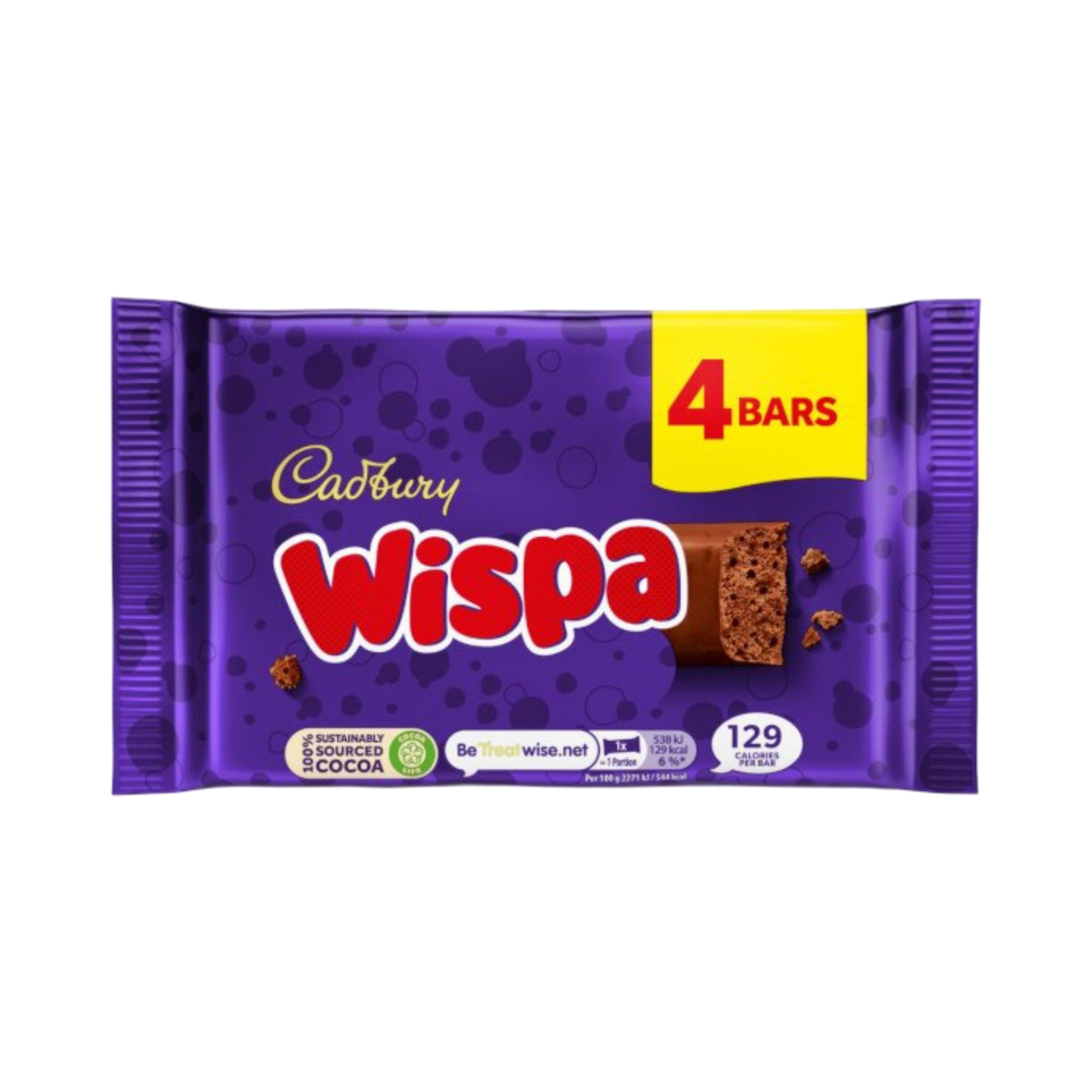 CADBURY WISPA CHOCOLATE  4 PACK 94.8g