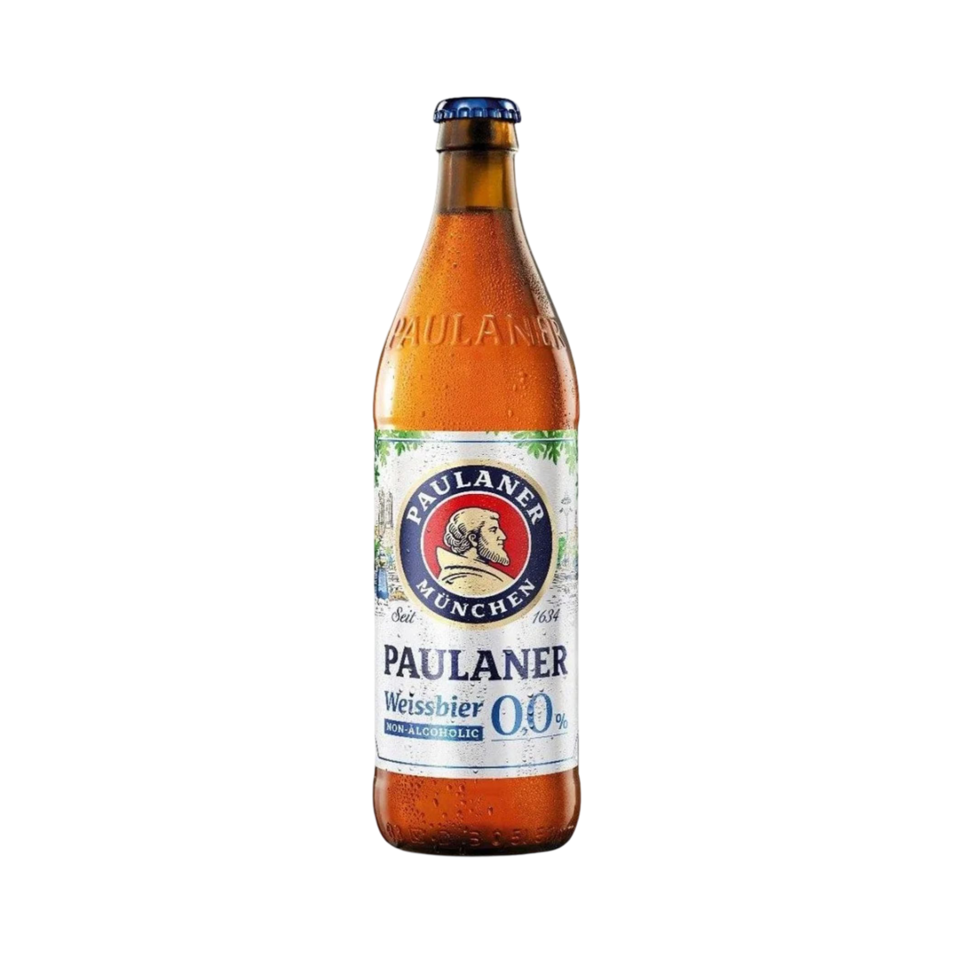 PAULANER WEISSBIER  ALCOHOL FREE  500ml BOTTLE