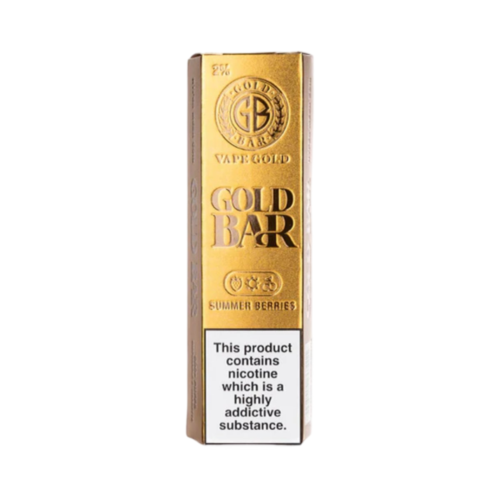 GOLD BAR SUMMER BERRIES DISPOSABLE VAPE