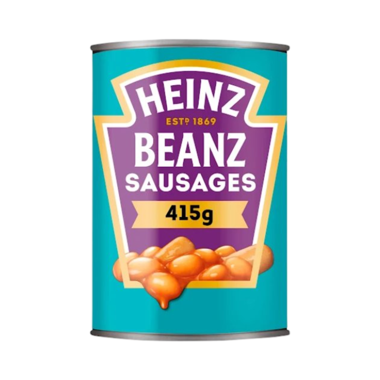 HEINZ BEANZ WITH PORK SAUSAGES 415g