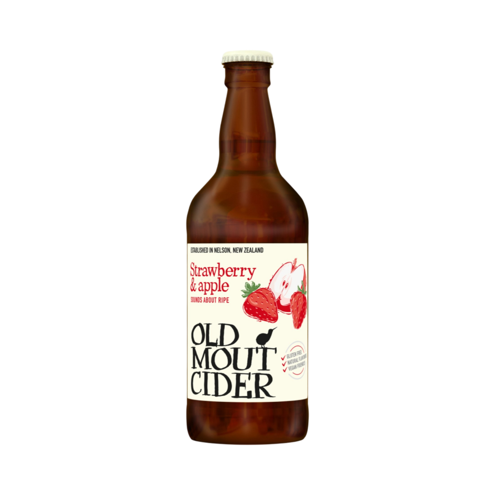 OLD MOUT CIDER STRAWBERRY & APPLE FLAVOUR 500ml BOTTLE