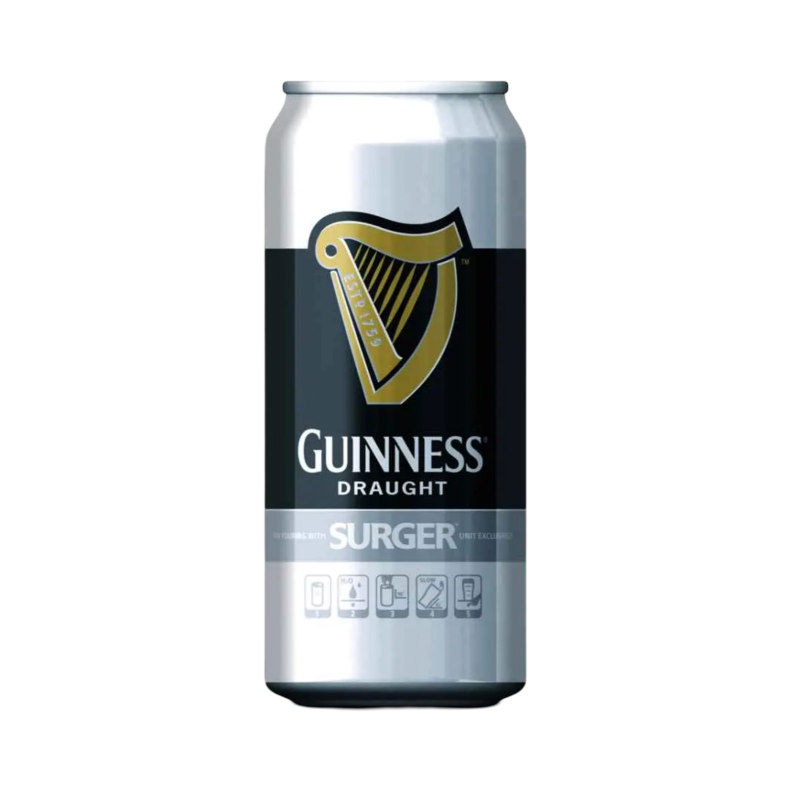 GUINNESS DRAUGHT SURGER 520ml CAN