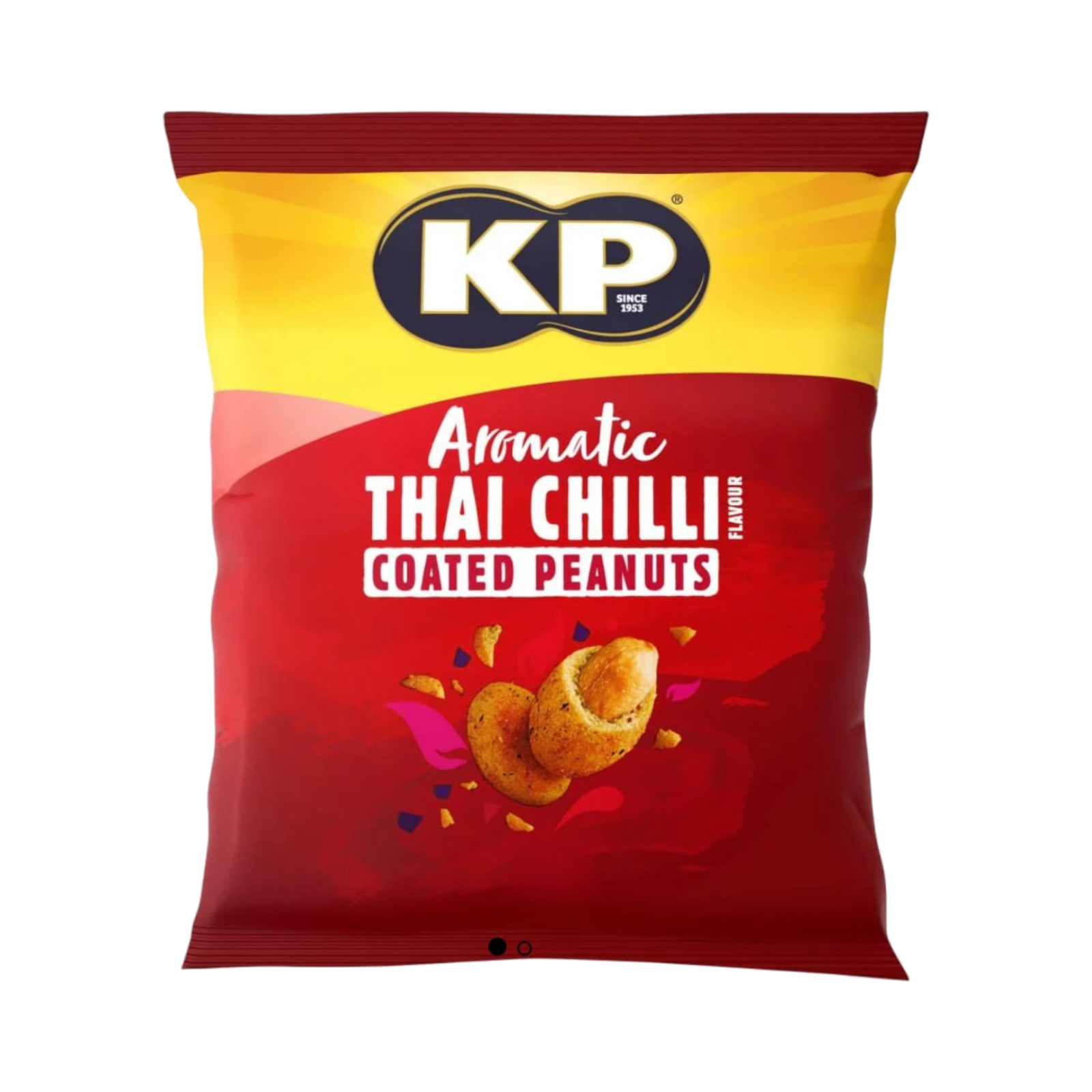 KP AROMATIC THAI CHILLI COATED PEANUTS 55g PACKET