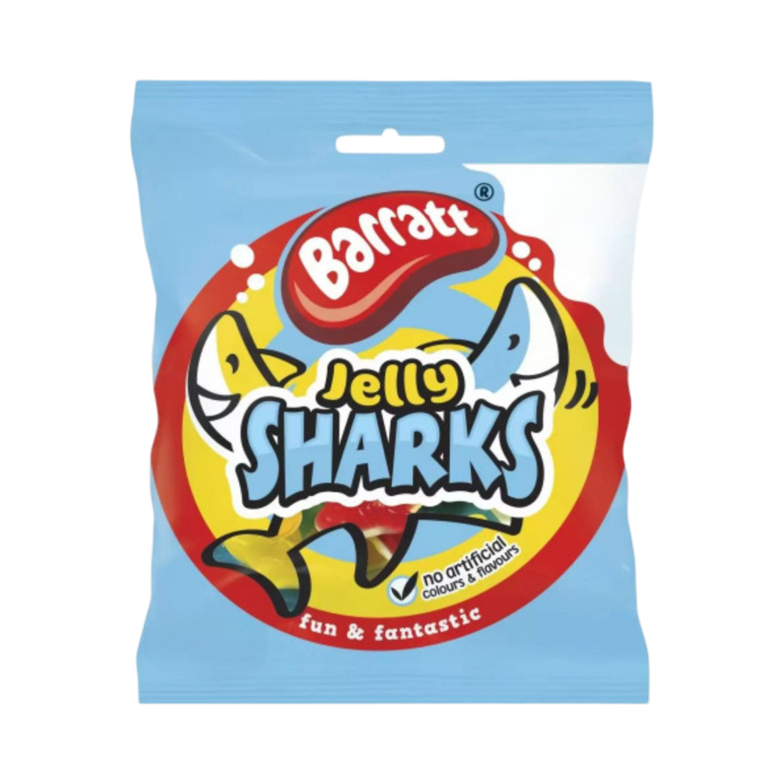 BARRATT JELLY SHARKS 100g PACKET