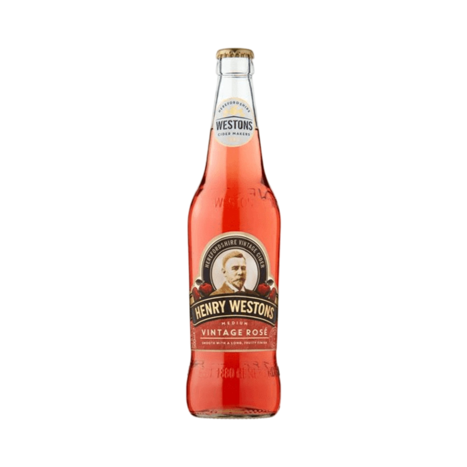 HENRY WESTON VINTAGE ROSE CIDER 500ml BOTTLE