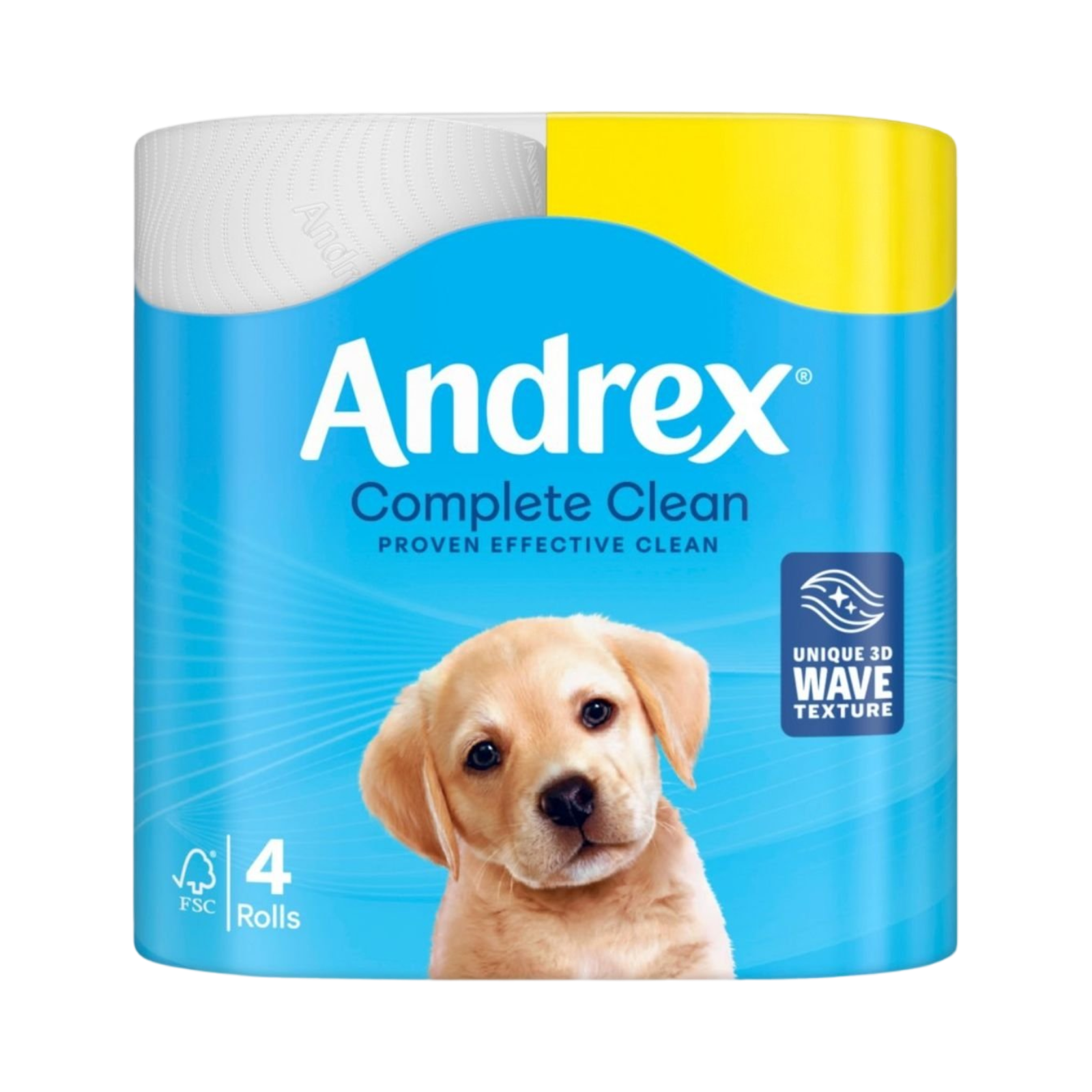 ANDREX COMPLETE CLEAN TOILET TISSUE 4 ROLL