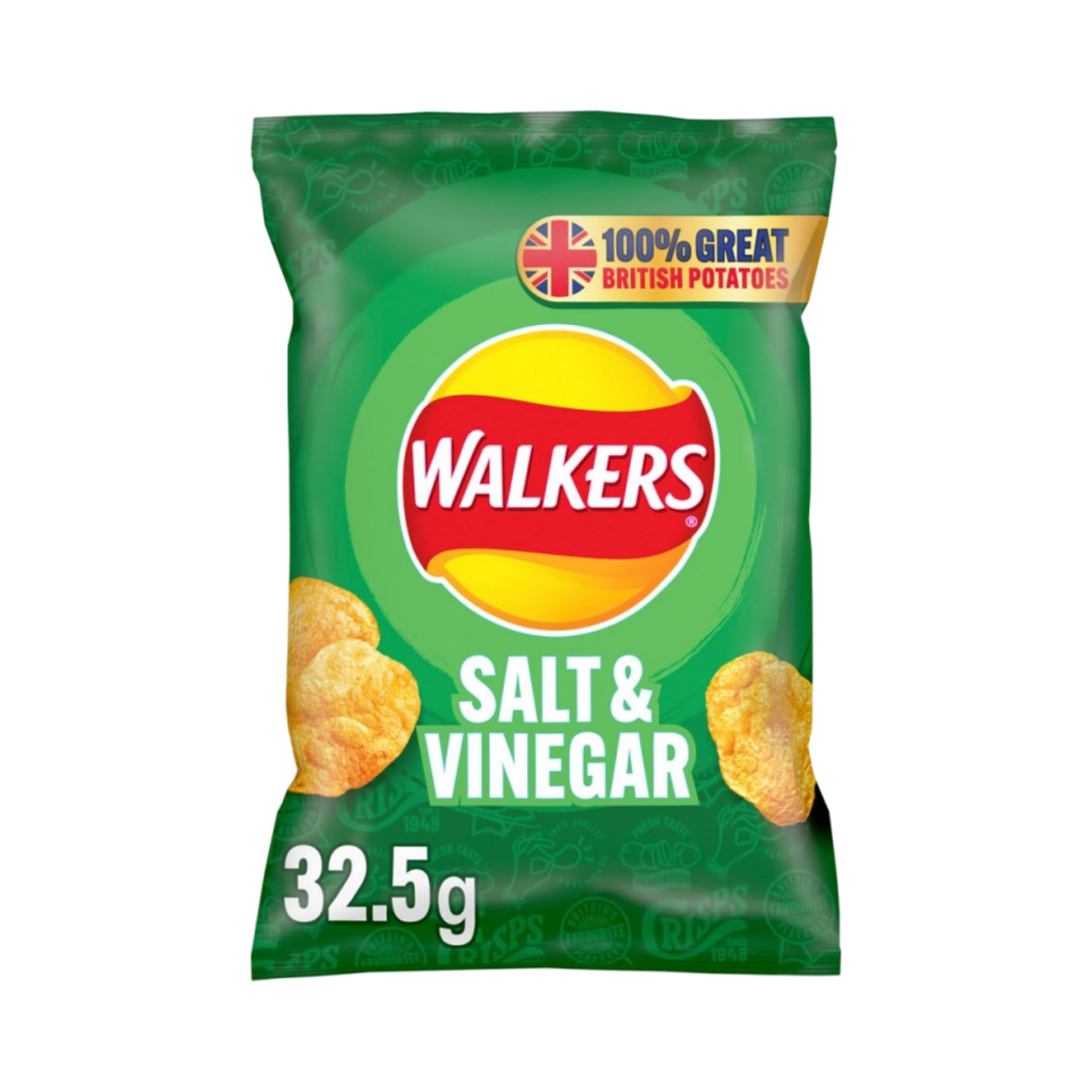 WALKERS SALT & VINEGAR CRISPS 32.5g