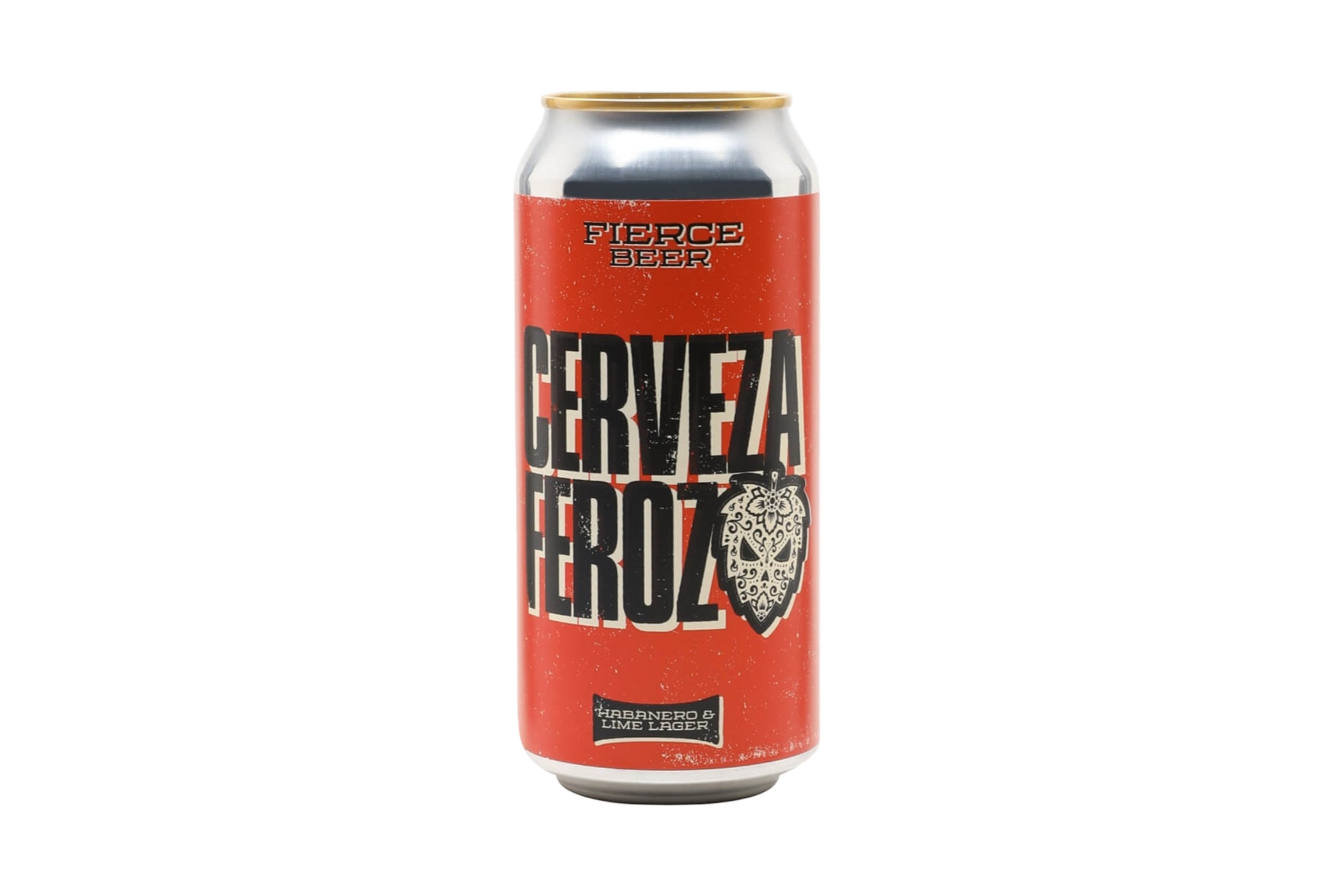 Fierce Beer Cerveza Feroz Habanero & Lime Lager Can