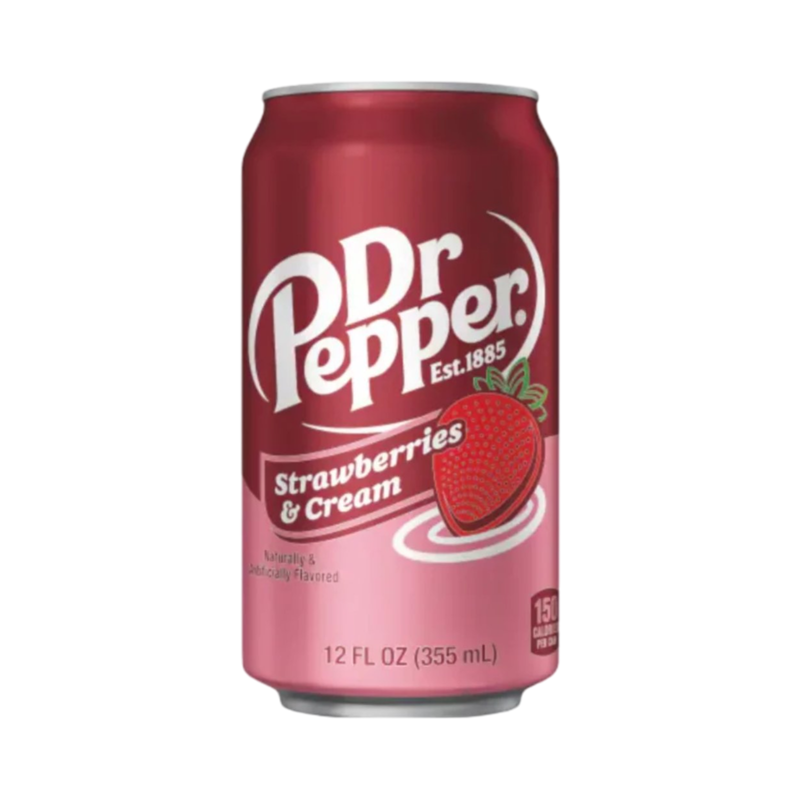 AMERICAN DR PEPPER STRAWBERRY & CREAM FLAVOUR 355ml CAN