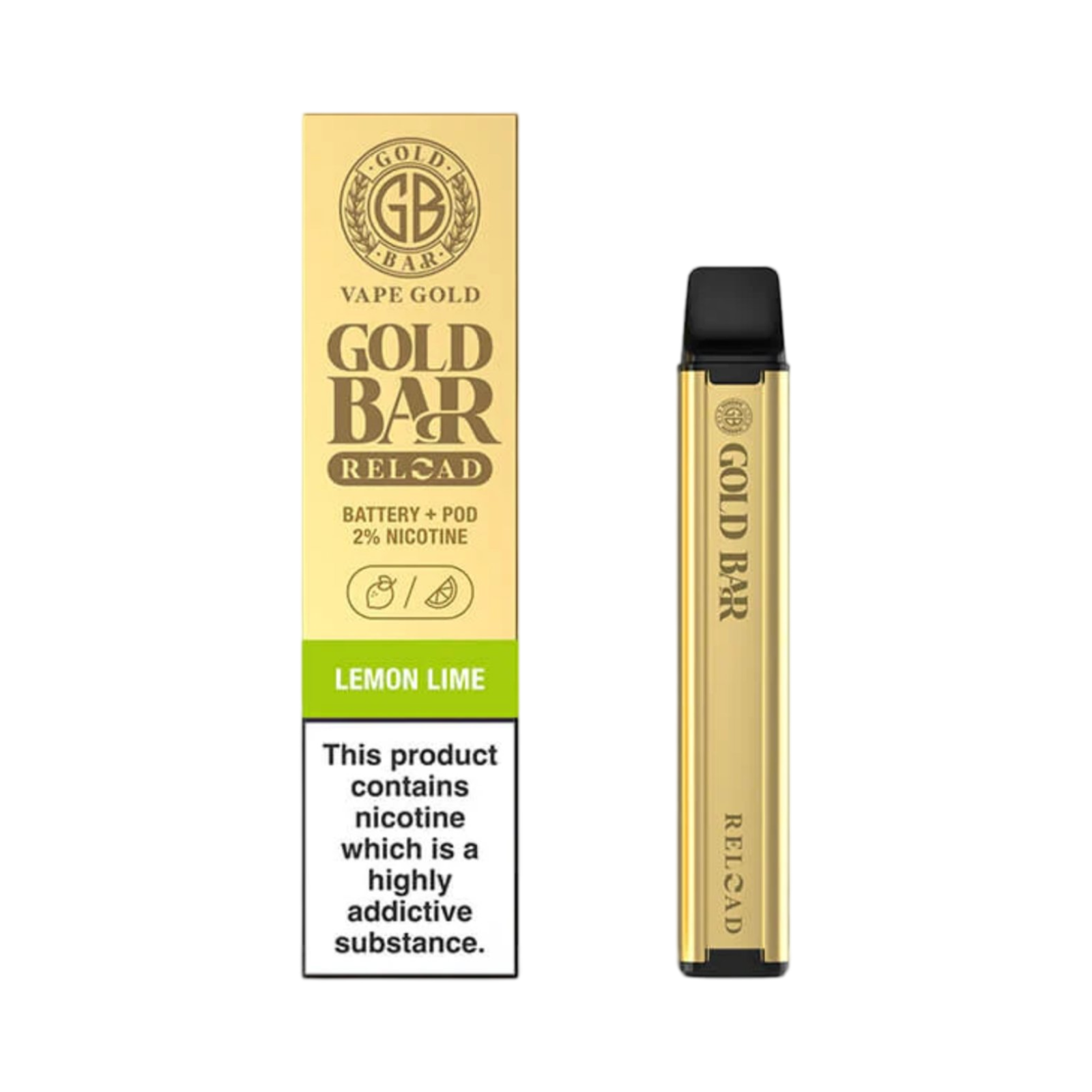 GOLD BAR RELOAD LEMON LIME FLAVOUR