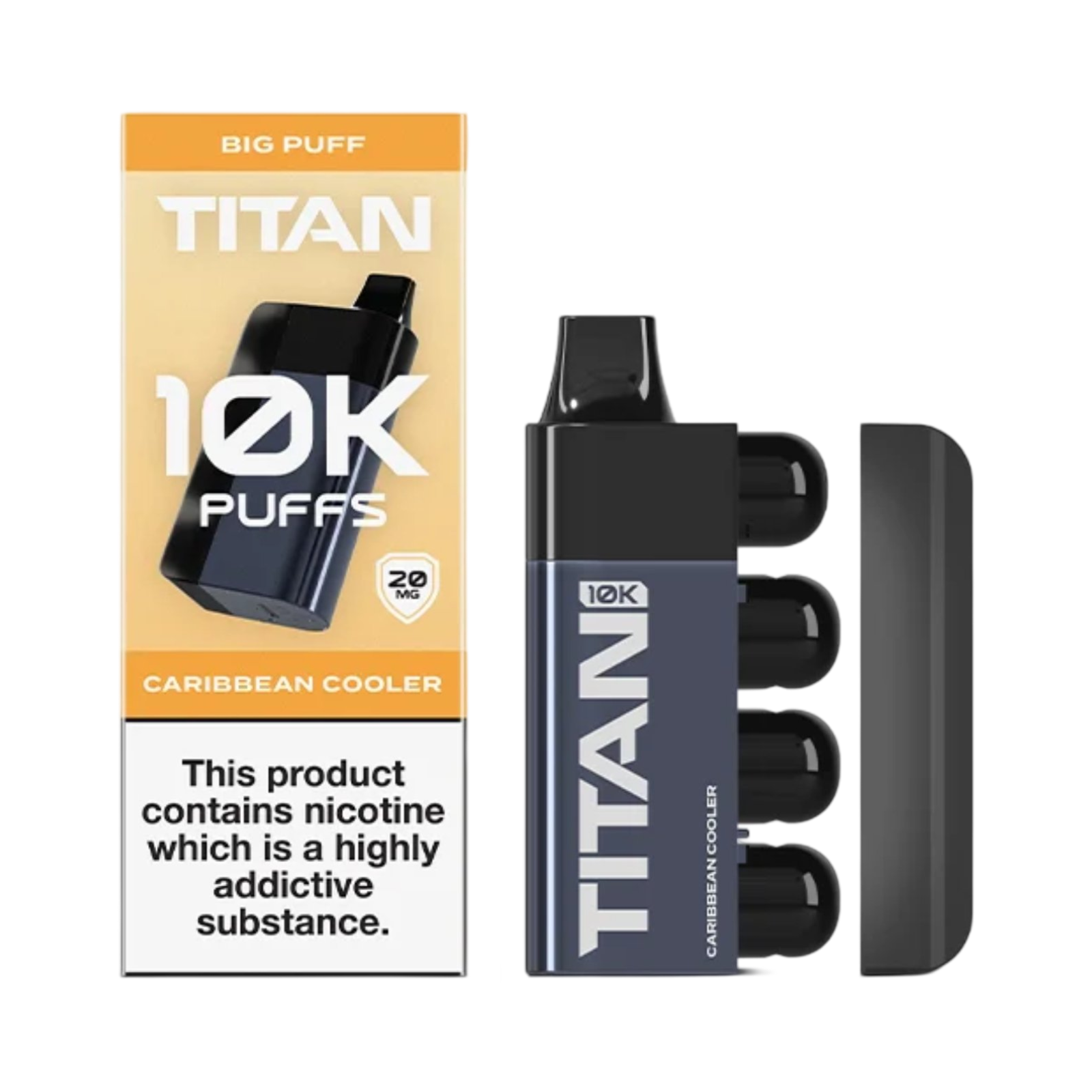 TITAN 10K PUFFS CARIBBEAN COOLER FLAVOUR