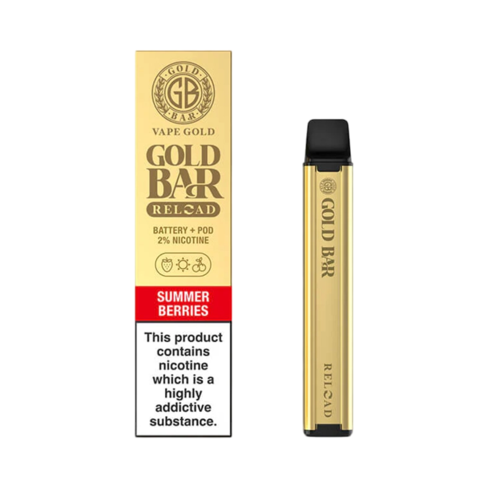 GOLD BAR RELOAD SUMMER BERRIES FLAVOUR