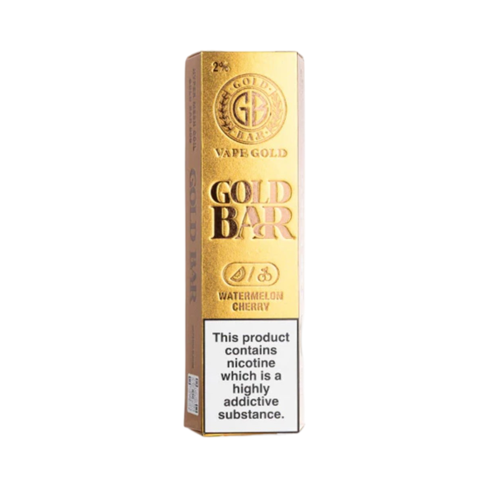 GOLD BAR WATERMELON CHERRY DISPOSABLE VAPE