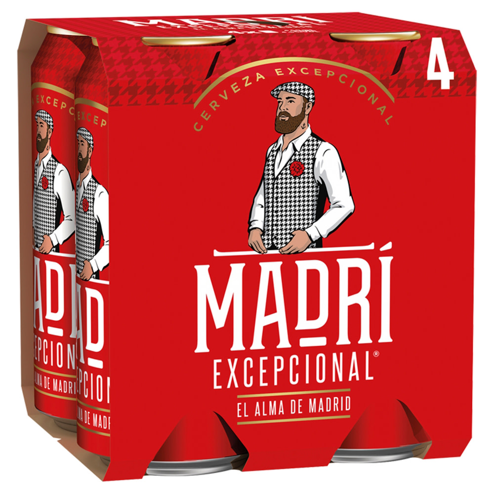 MADRI EXCEPCIONAL LAGER 4x440ml CANS