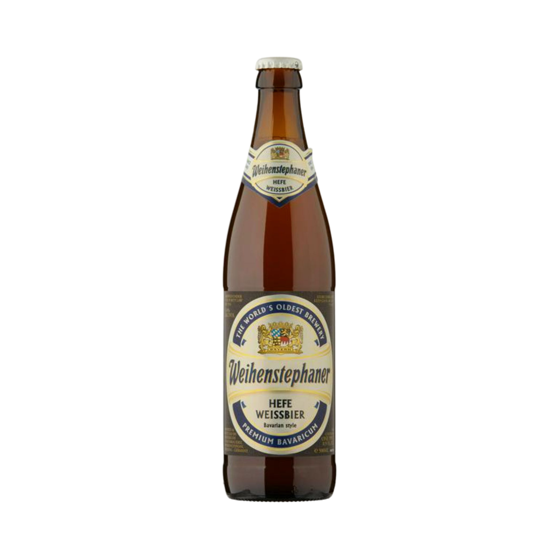 WEIHENSTEPHANER HEFE WEISSBIER 500ml BOTTLE