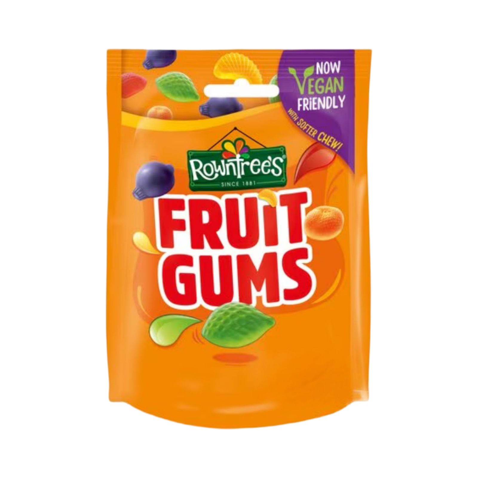 ROWNTREE'S FRUIT GUMS 120g PACKET