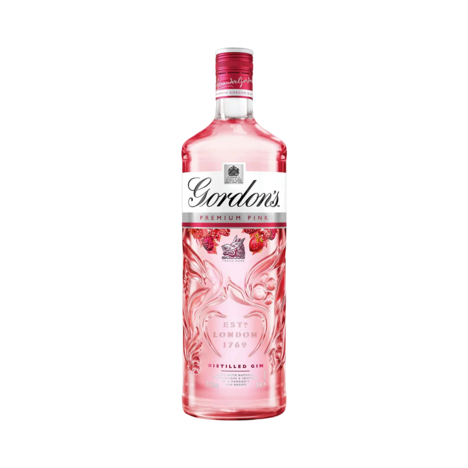 GORDON'S PREMIUM PINK GIN 1L BOTTLE