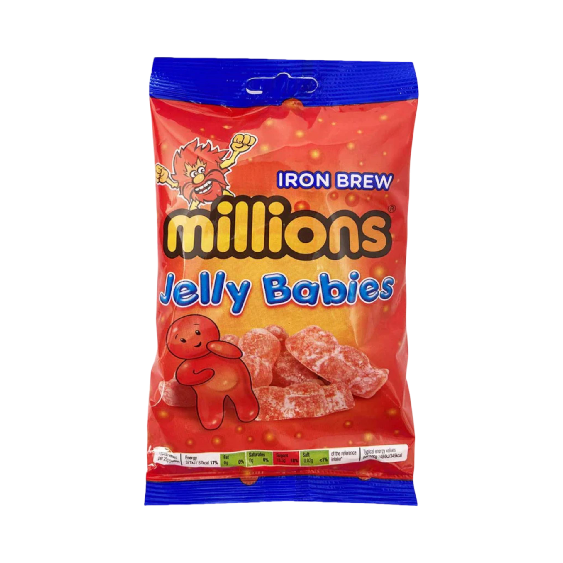 MILLIONS IRON BREW JELLY BABIES 180g