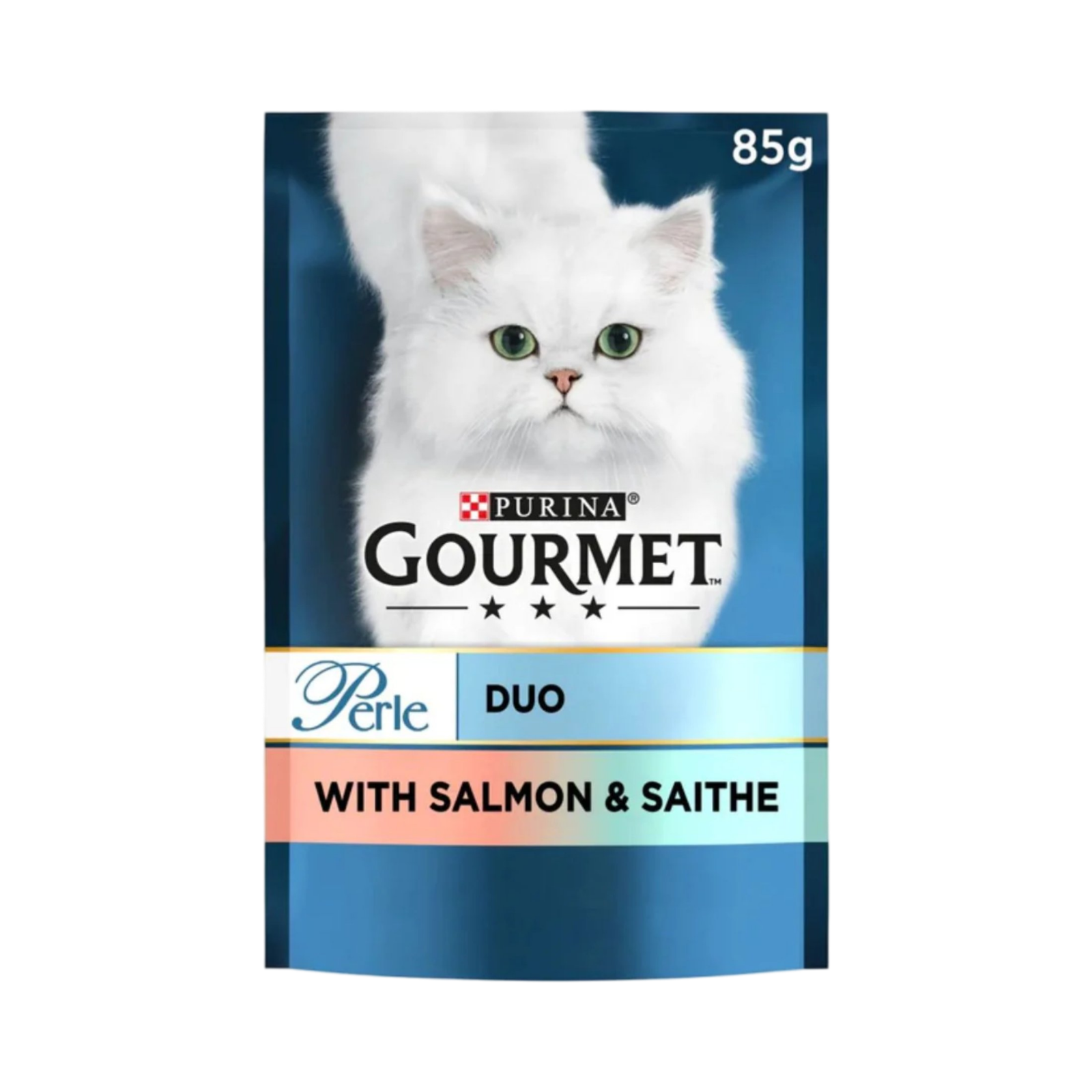 PURINA GOURMET DUO WITH SALMON & SAITHE 85g