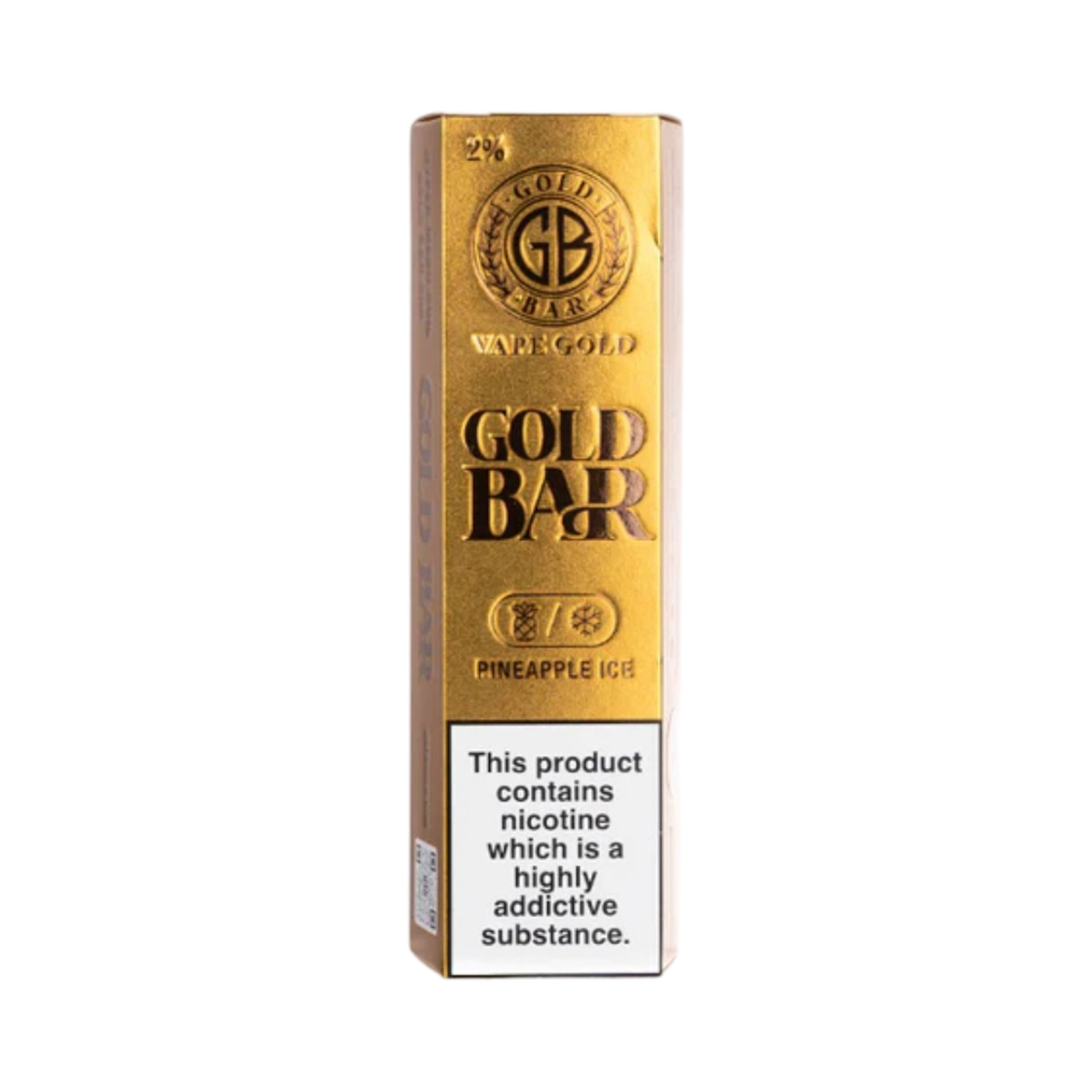 GOLD BAR PINEAPPLE ICE DISPOSABLE VAPE