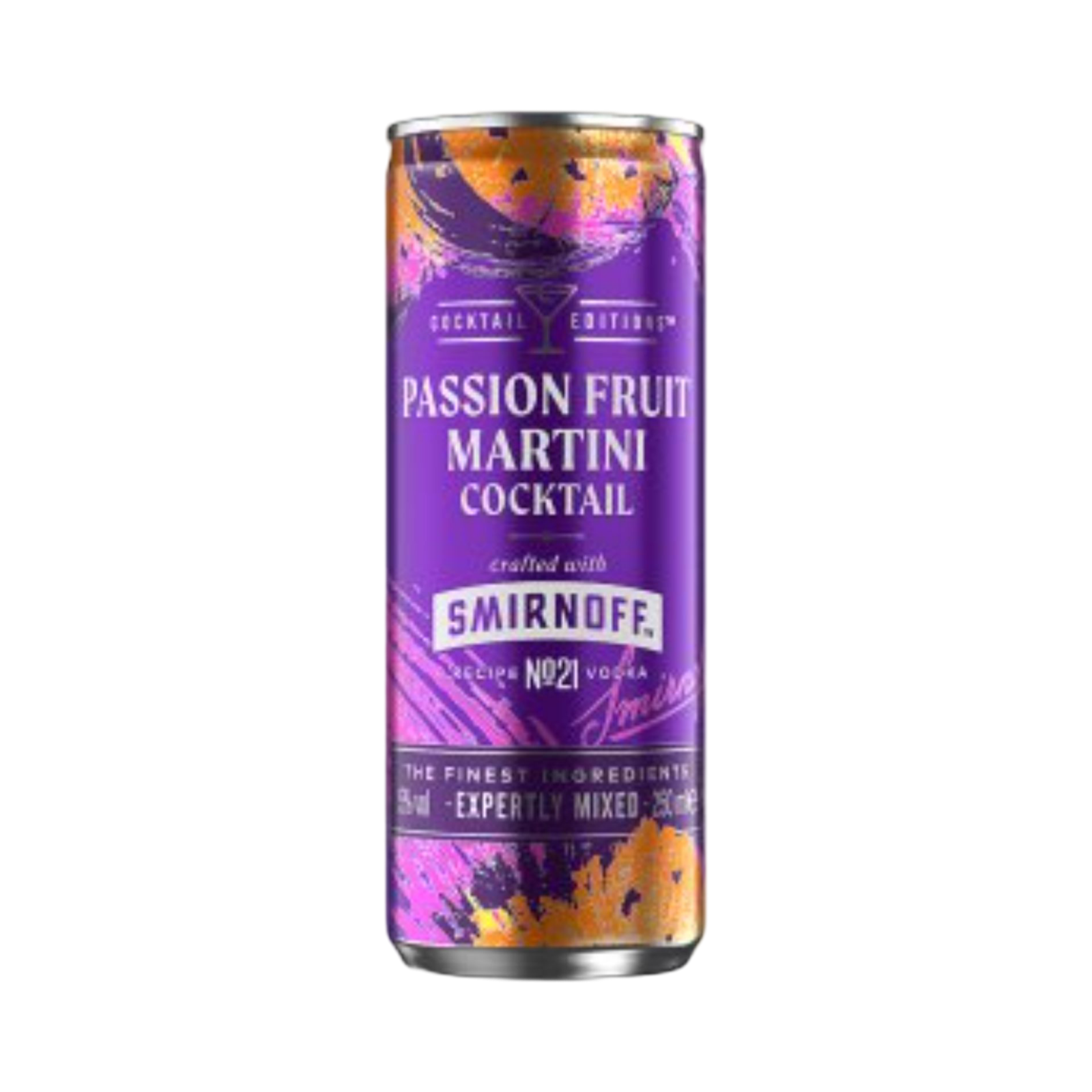 SMIRNOFF PASSION FRUIT MARTINI COCKTAIL 250ml CAN