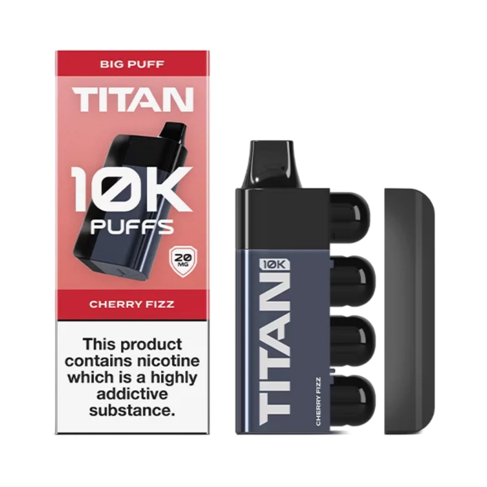 TITAN 10K PUFFS CHERRY FIZZ FLAVOUR