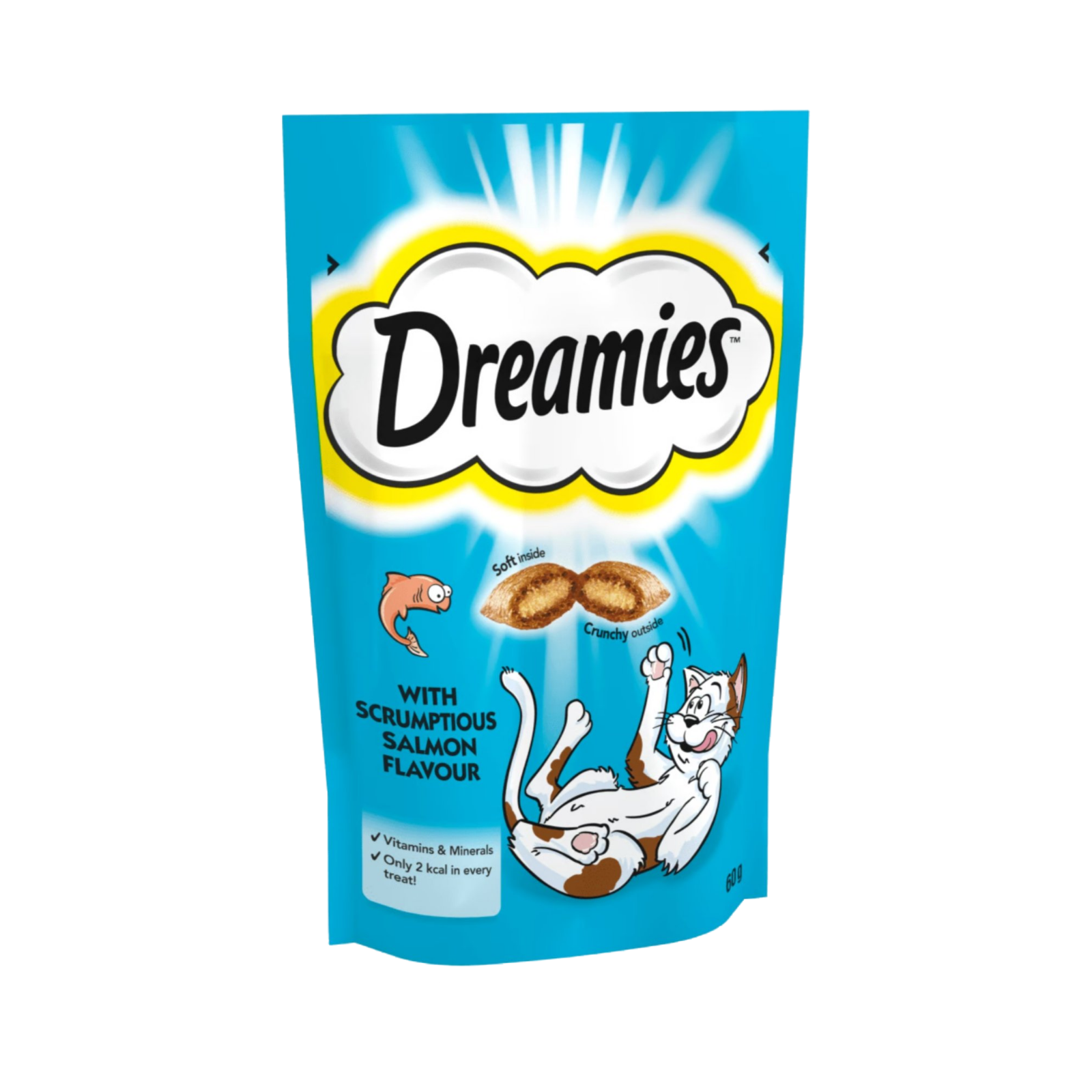 DREAMIES WITH SCRUMPTIOUS SALMON FLAVOUR 60g