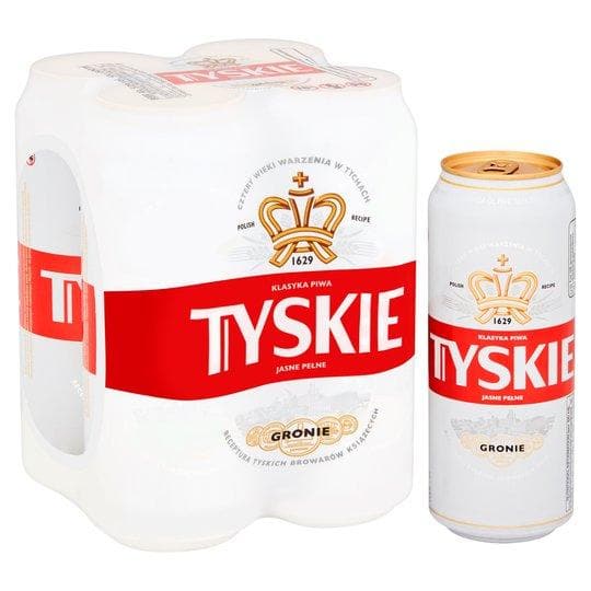 TYSKIE POLISH LAGER 4x500ml CANS